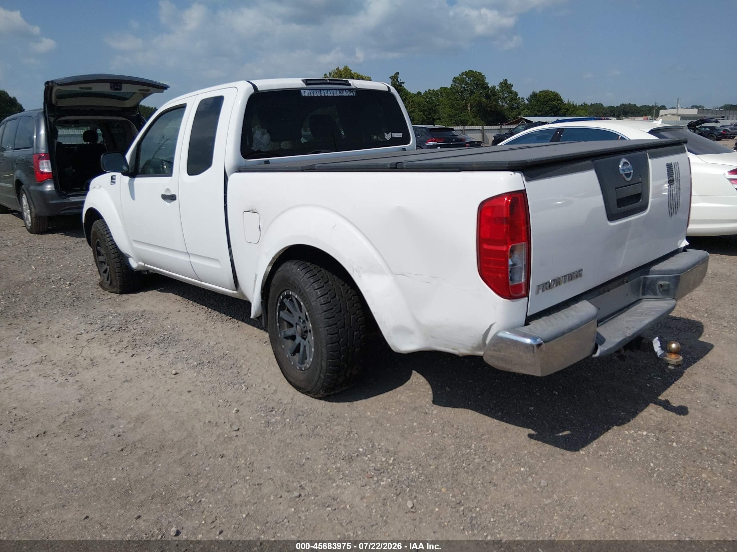 2012 Nissan Frontier S White vin: 1N6BD0CTXCC440021