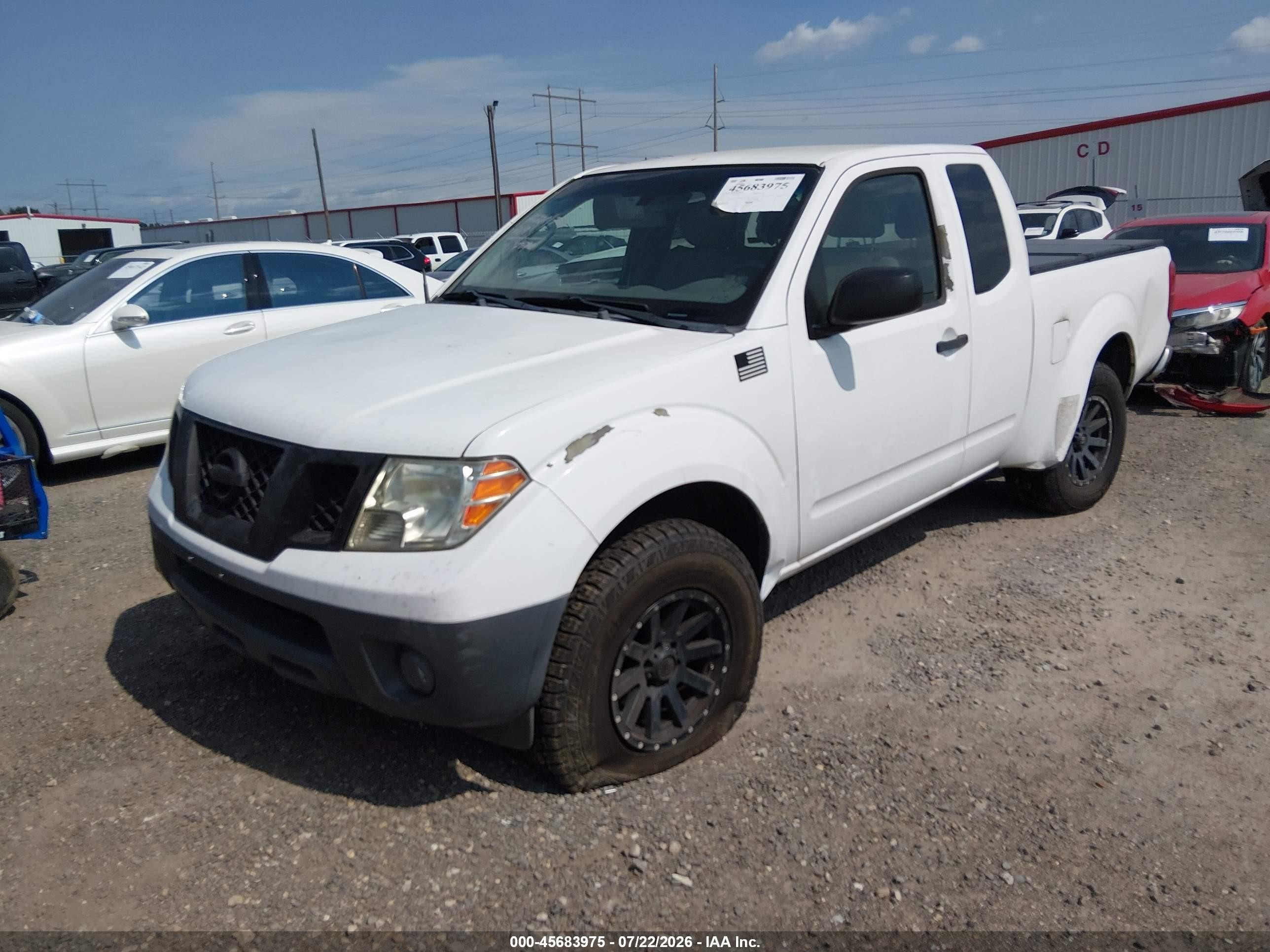 2012 Nissan Frontier S White vin: 1N6BD0CTXCC440021