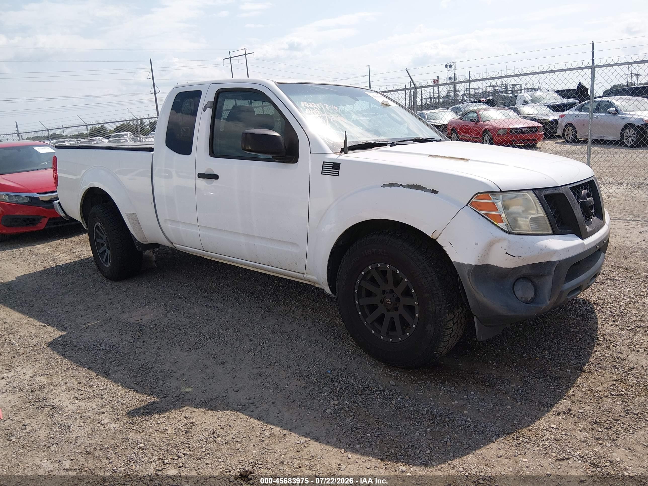 2012 Nissan Frontier S White vin: 1N6BD0CTXCC440021