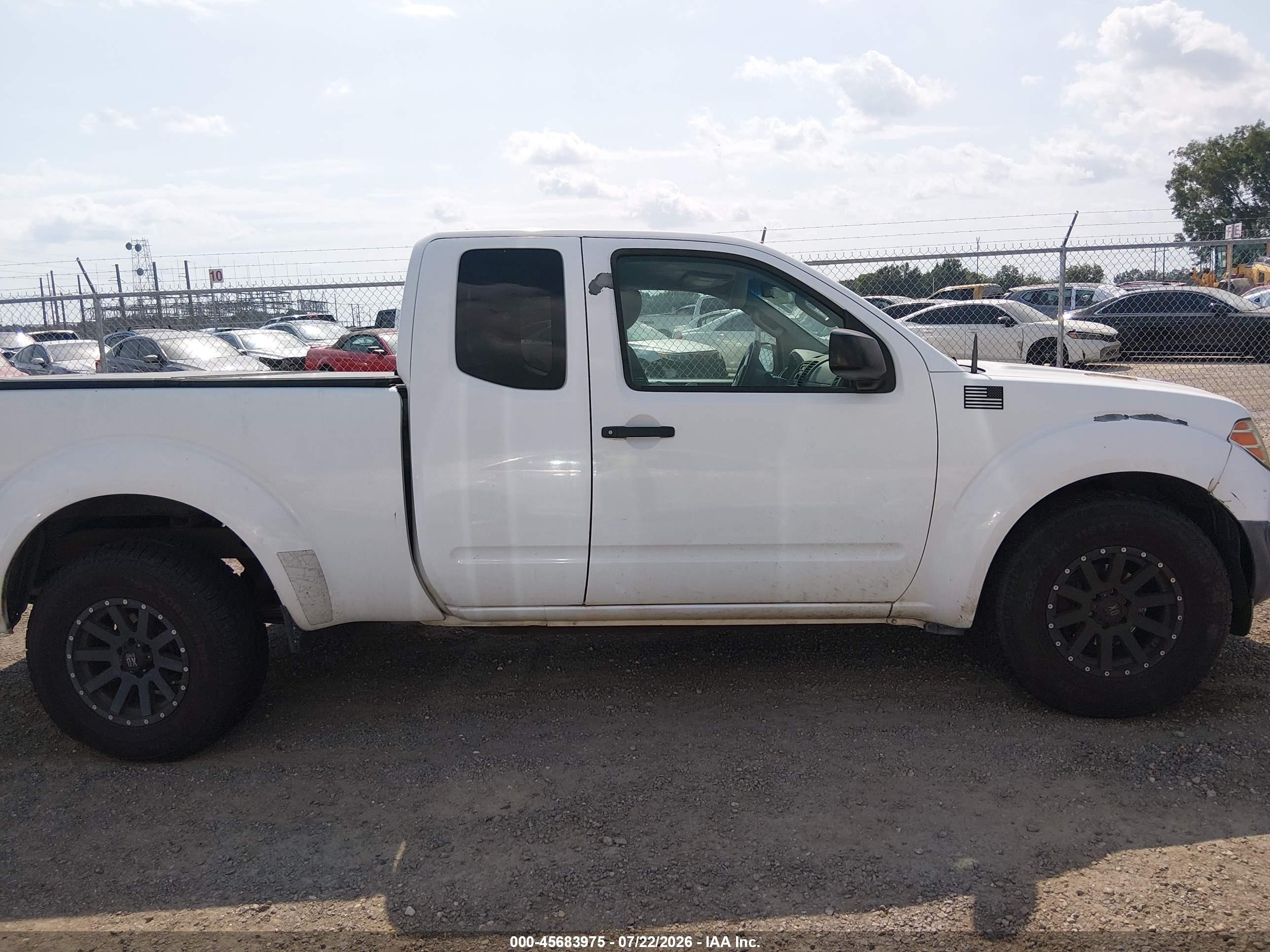 2012 Nissan Frontier S White vin: 1N6BD0CTXCC440021