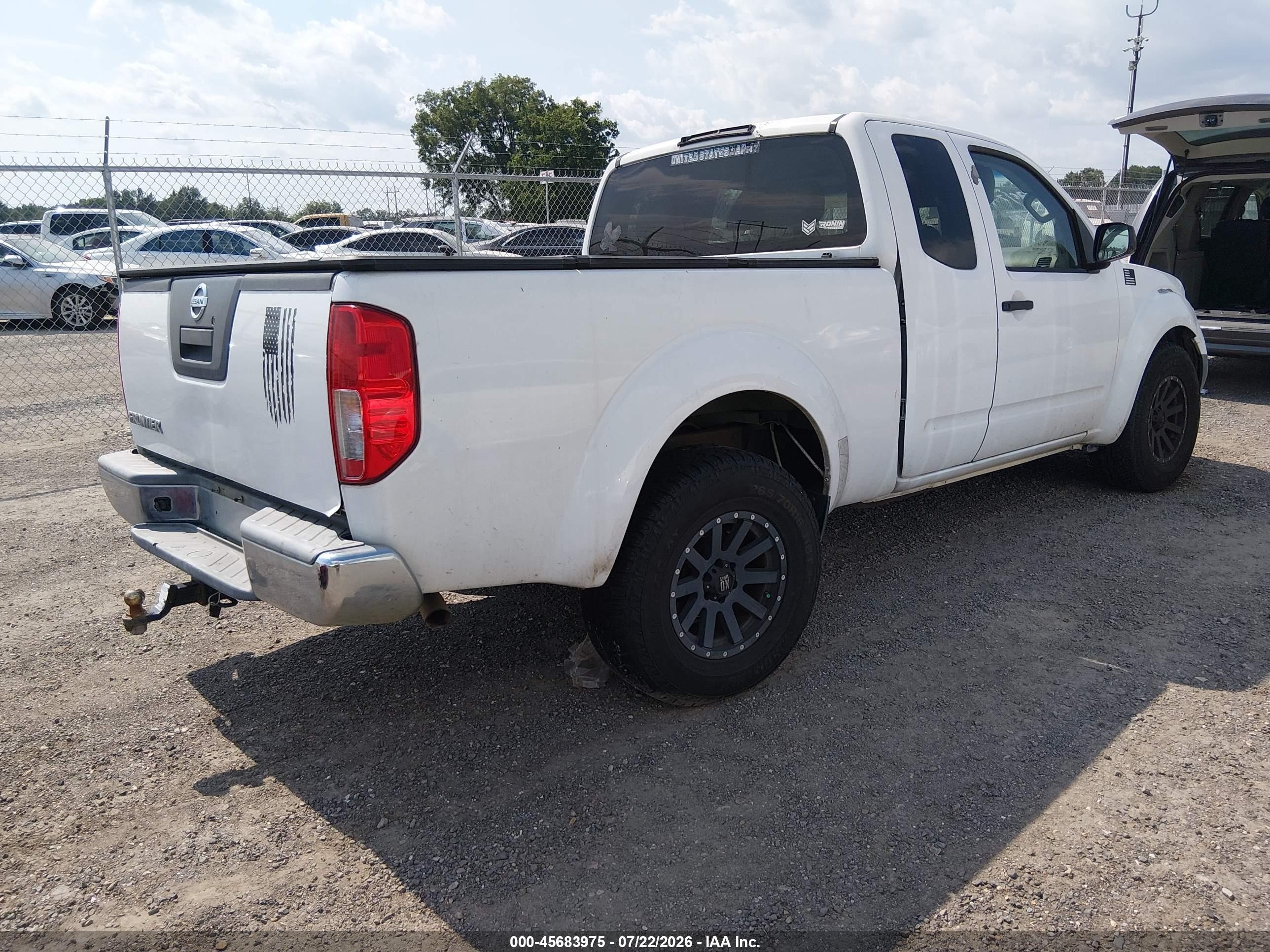 2012 Nissan Frontier S White vin: 1N6BD0CTXCC440021