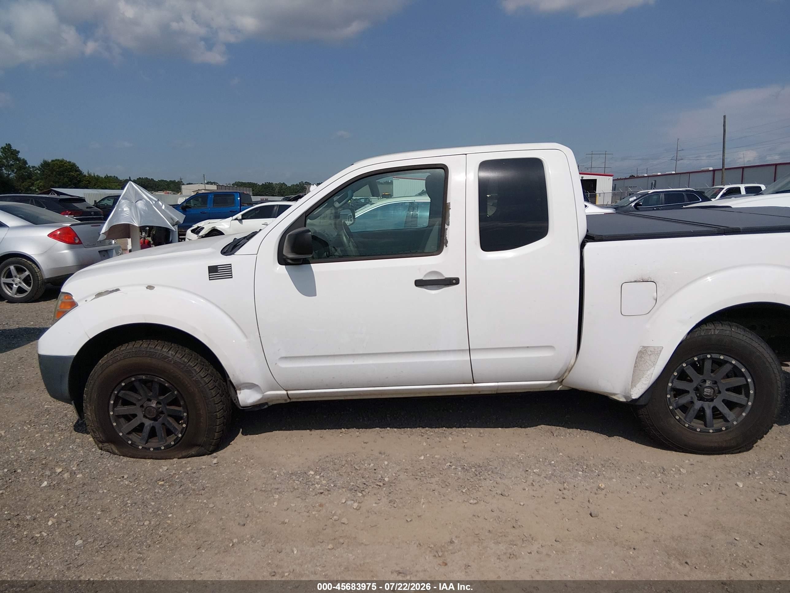 2012 Nissan Frontier S White vin: 1N6BD0CTXCC440021