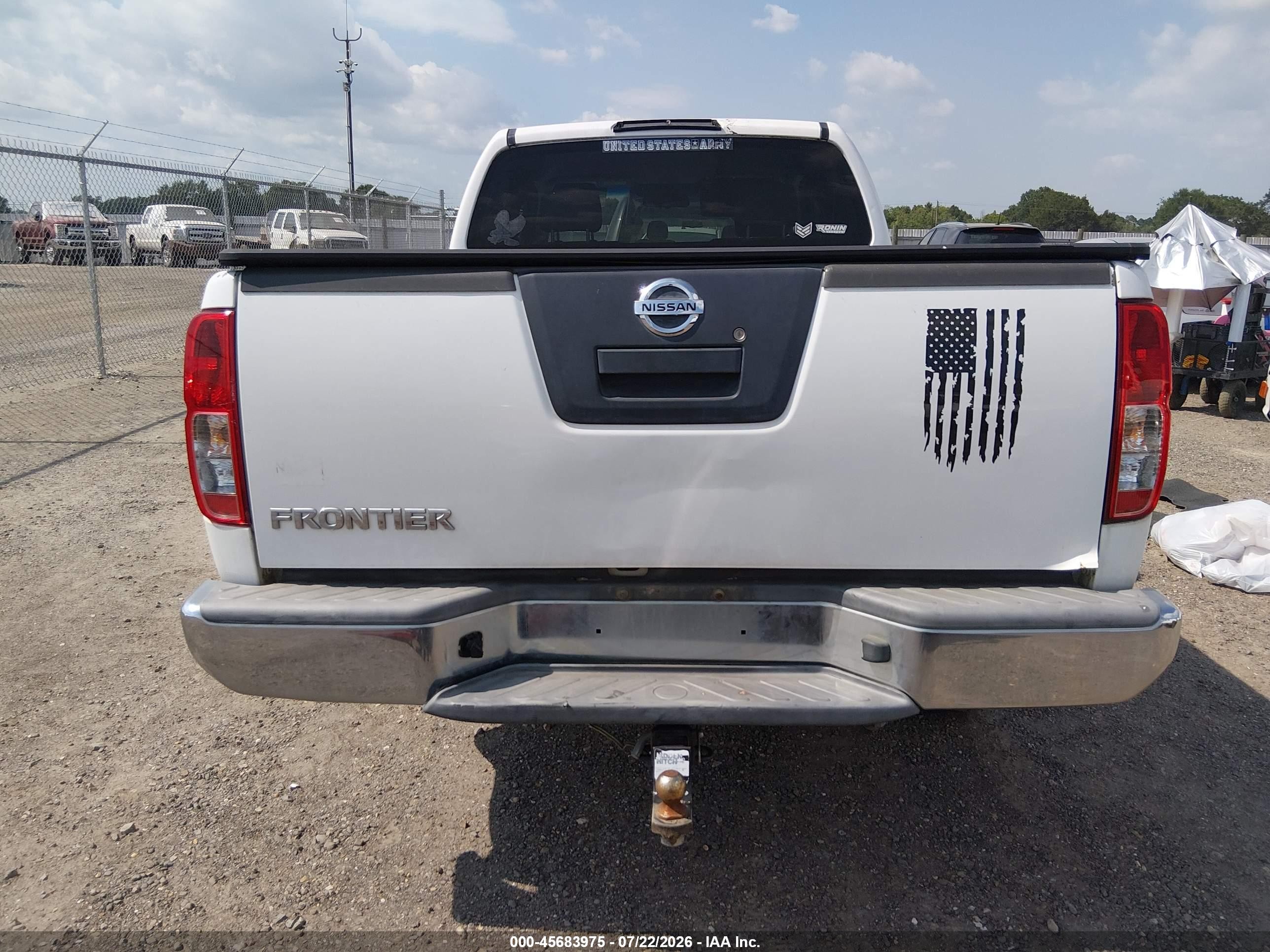 2012 Nissan Frontier S White vin: 1N6BD0CTXCC440021
