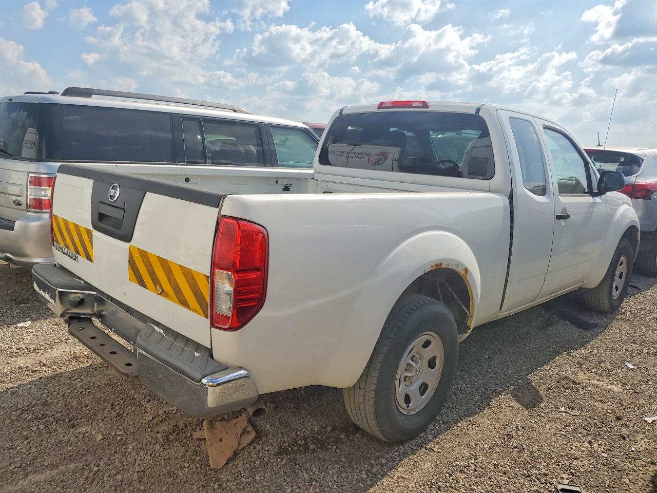 2013 Nissan Frontier S White vin: 1N6BD0CTXDN729146