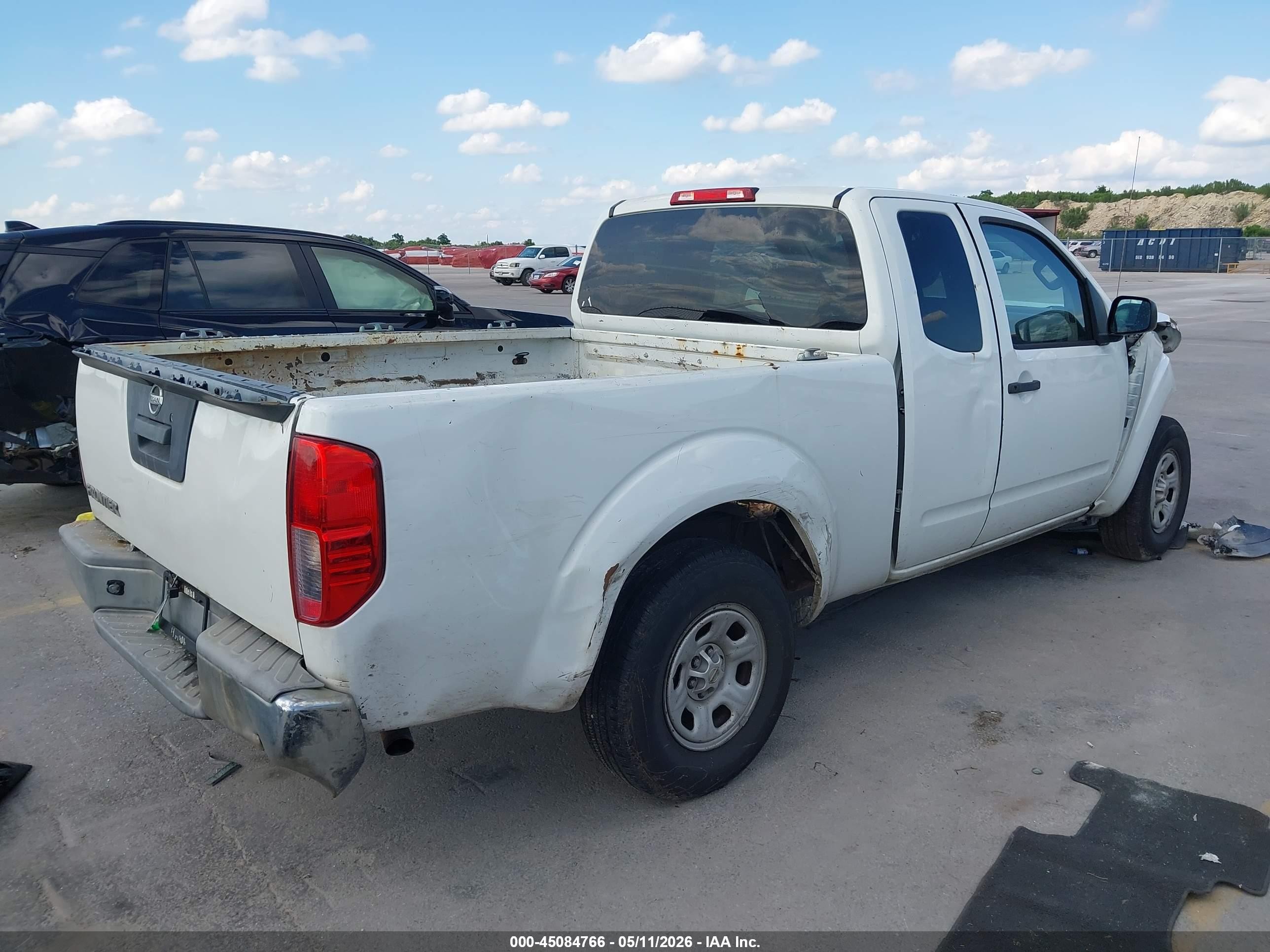 2013 Nissan Frontier S White vin: 1N6BD0CTXDN747369