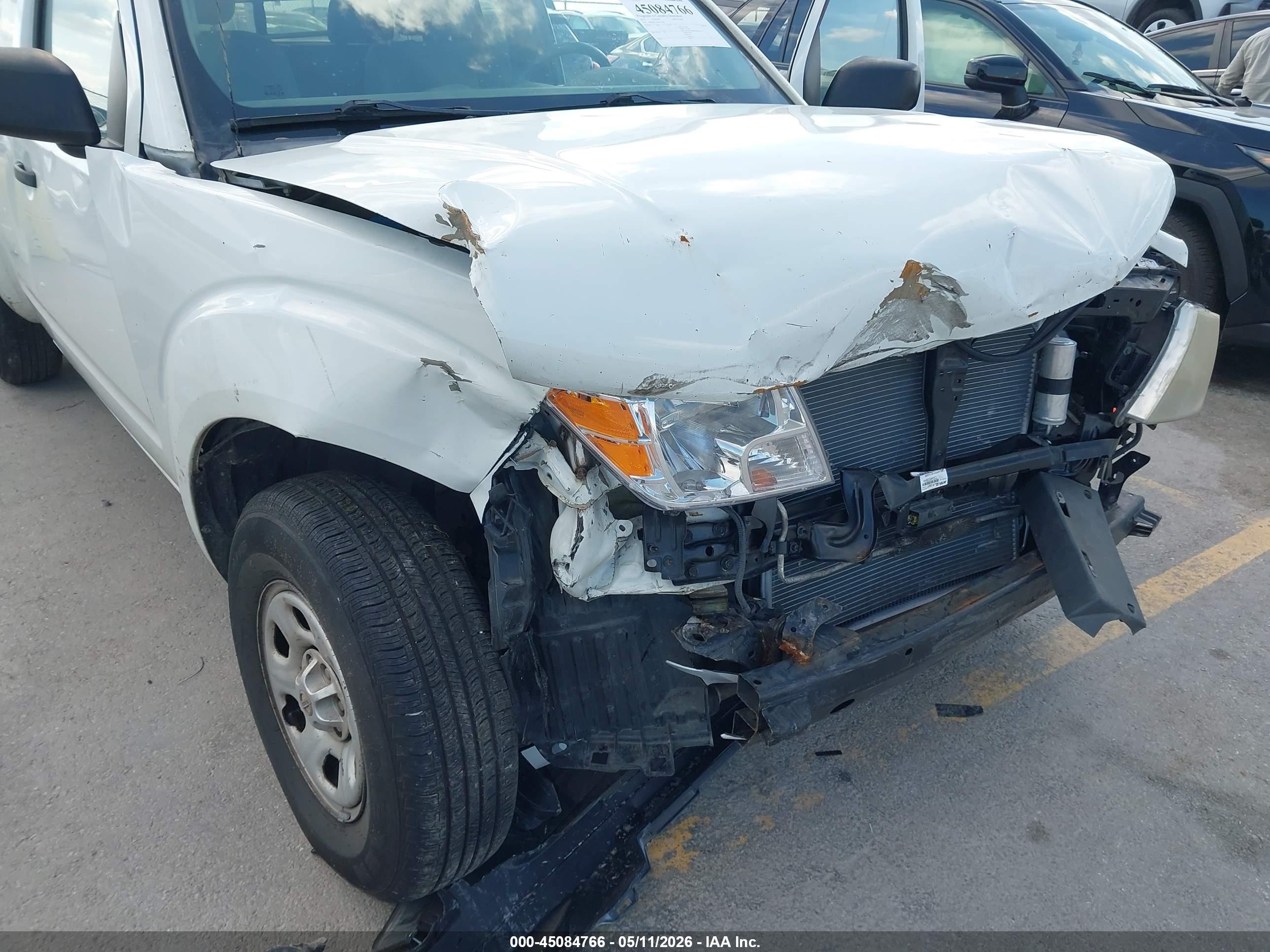 2013 Nissan Frontier S White vin: 1N6BD0CTXDN747369