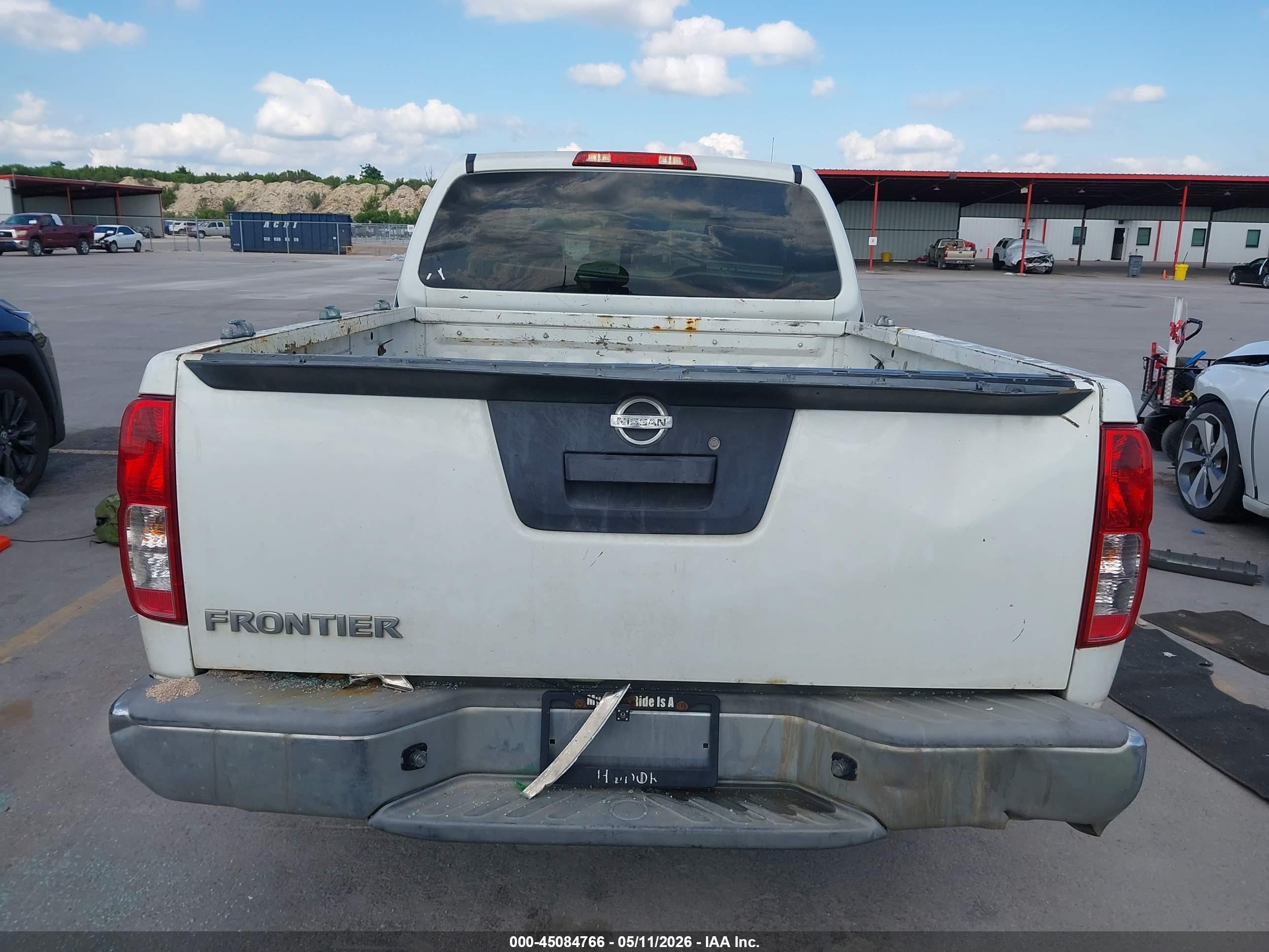 2013 Nissan Frontier S White vin: 1N6BD0CTXDN747369