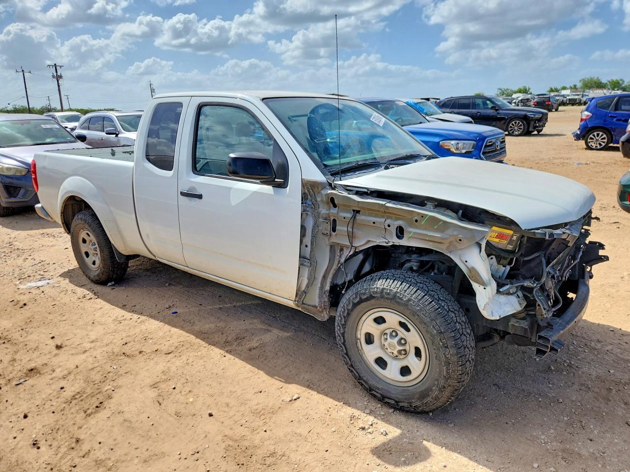 2013 Nissan Frontier S White vin: 1N6BD0CTXDN754273