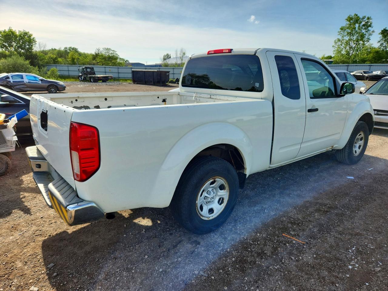 2013 Nissan Frontier S White vin: 1N6BD0CTXDN754371