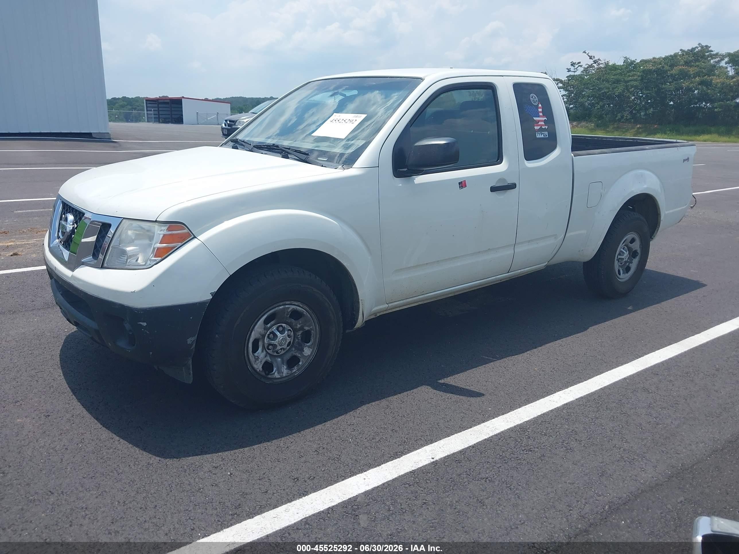 2013 Nissan Frontier S White vin: 1N6BD0CTXDN757075