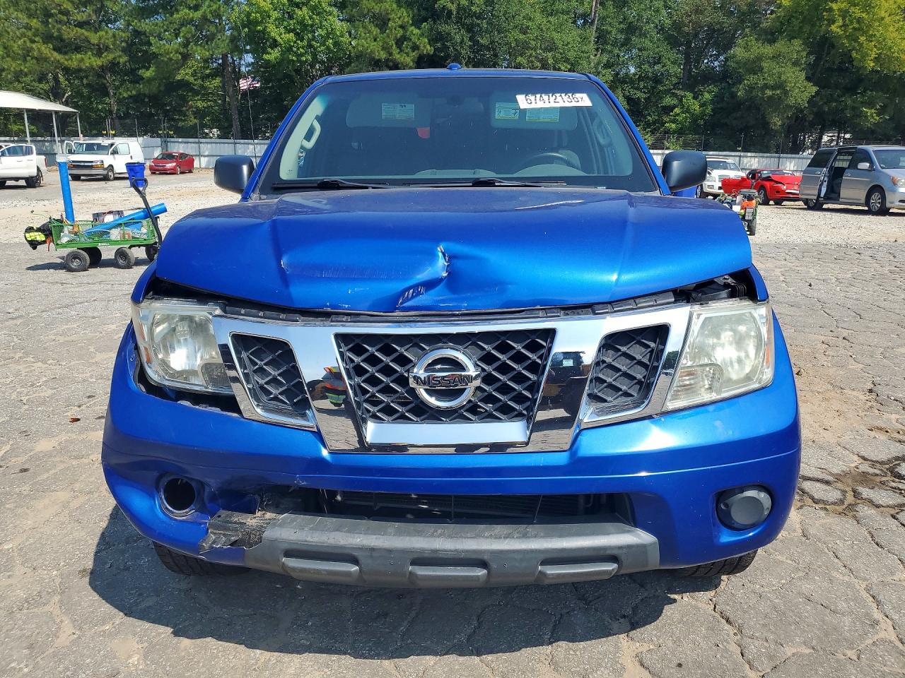 2015 Nissan Frontier Sv Blue vin: 1N6BD0CTXFN708073