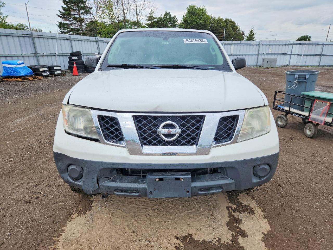 2015 Nissan Frontier S White vin: 1N6BD0CTXFN709000