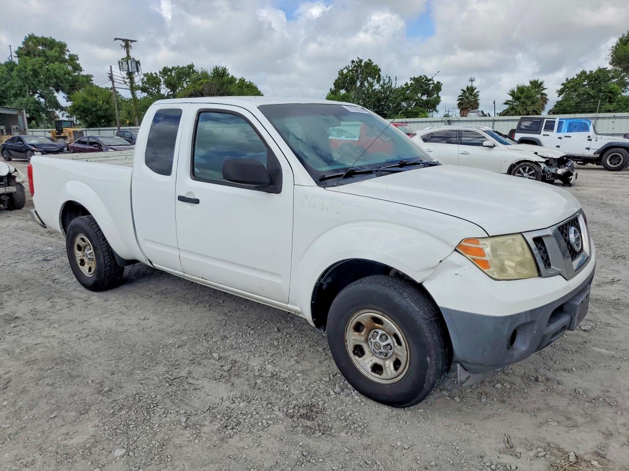 2015 Nissan Frontier S White vin: 1N6BD0CTXFN721583
