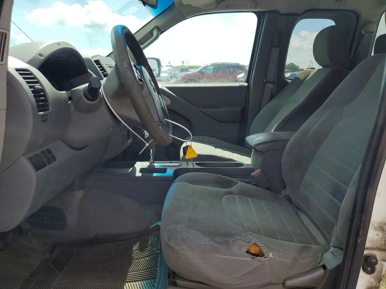 2015 Nissan Frontier S White vin: 1N6BD0CTXFN721583