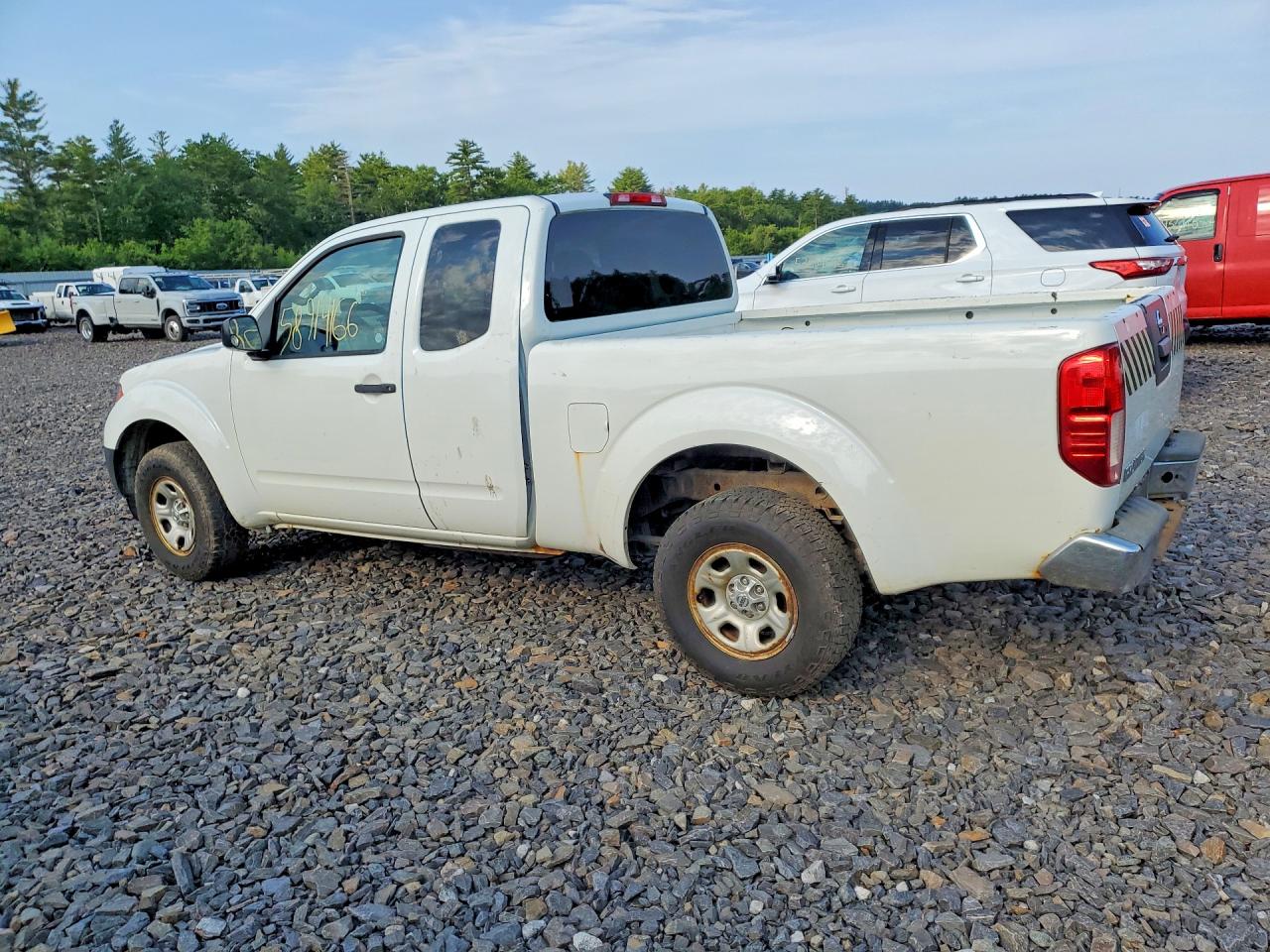 2015 Nissan Frontier S Белый vin: 1N6BD0CTXFN730140