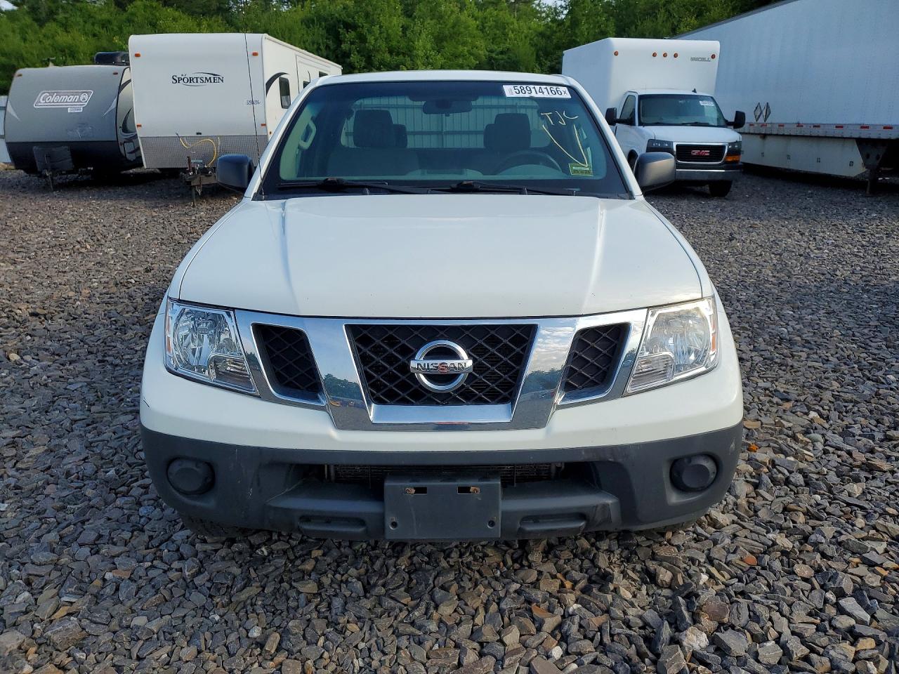 2015 Nissan Frontier S Белый vin: 1N6BD0CTXFN730140