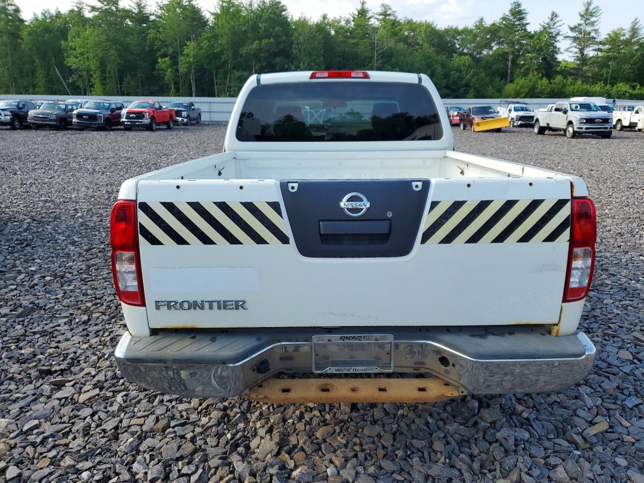 2015 Nissan Frontier S Белый vin: 1N6BD0CTXFN730140