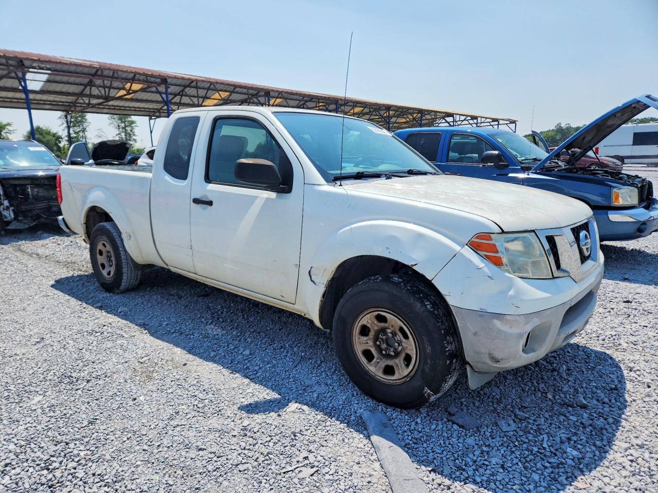 2015 Nissan Frontier S White vin: 1N6BD0CTXFN757144