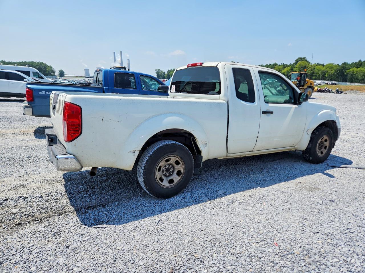 2015 Nissan Frontier S White vin: 1N6BD0CTXFN757144