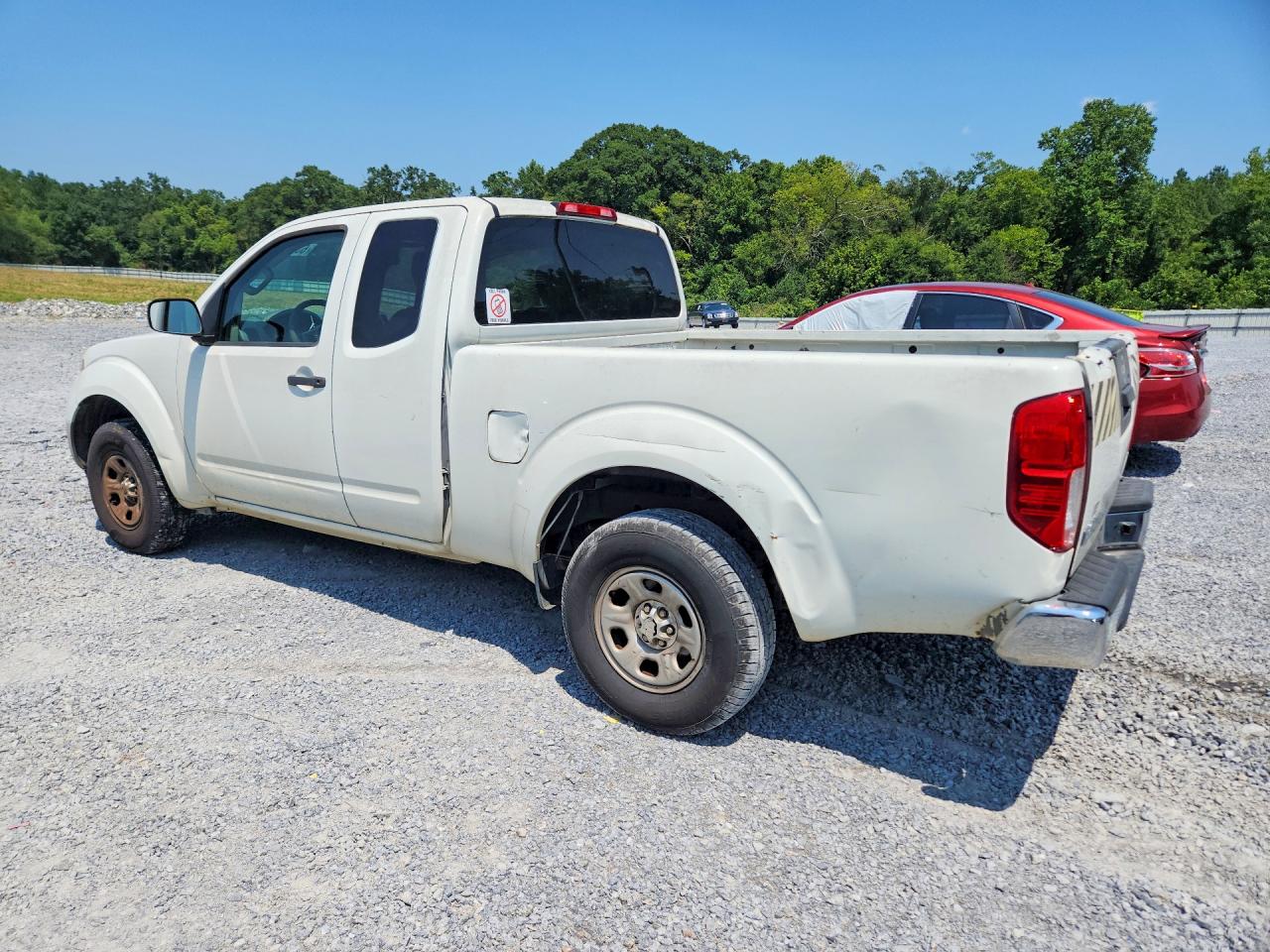 2015 Nissan Frontier S White vin: 1N6BD0CTXFN757144