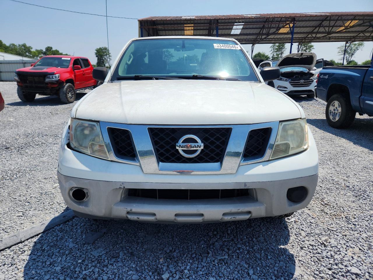 2015 Nissan Frontier S White vin: 1N6BD0CTXFN757144