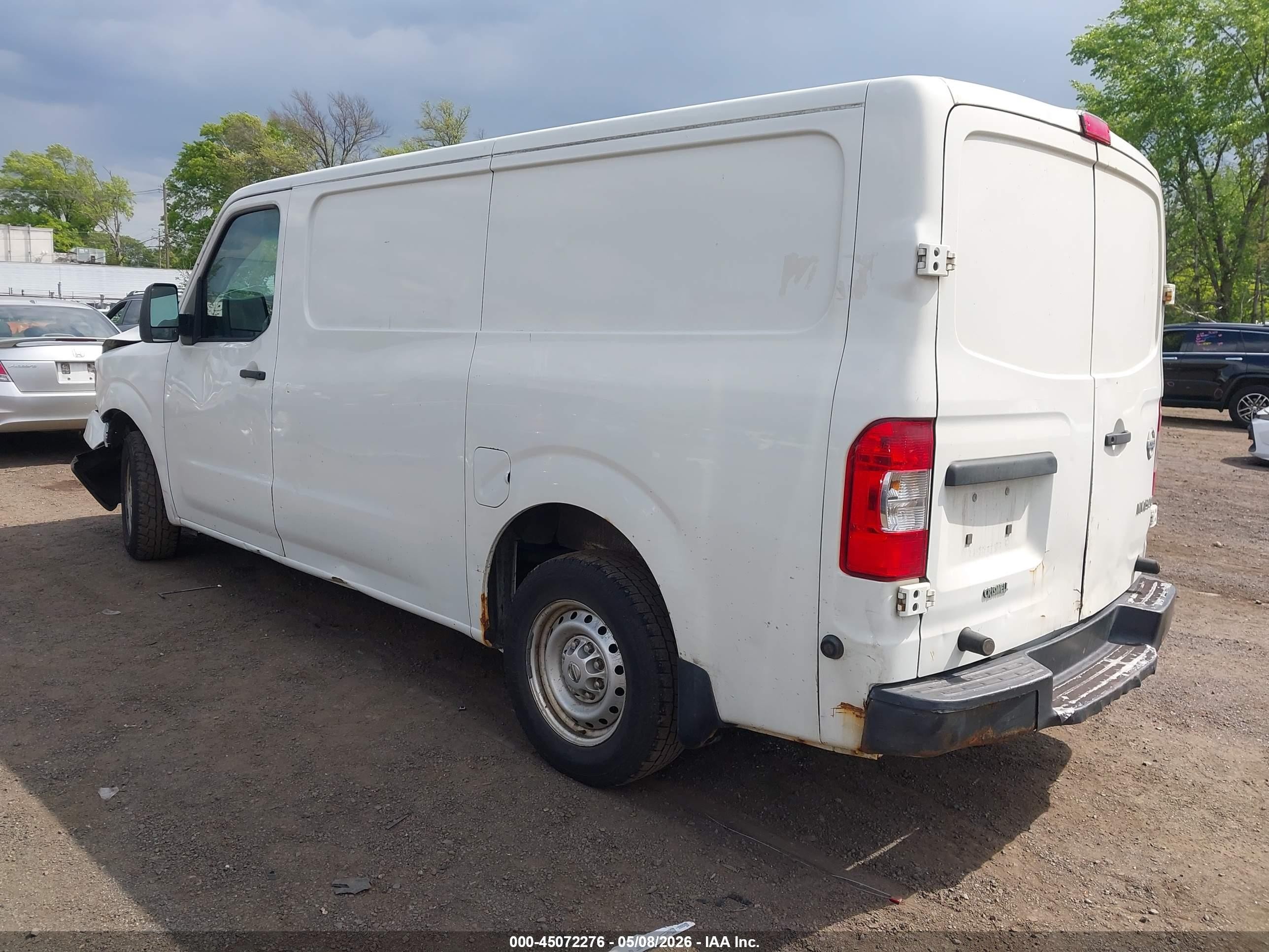 2014 Nissan Nv Cargo Nv1500 S V6 White vin: 1N6BF0KL0EN110486