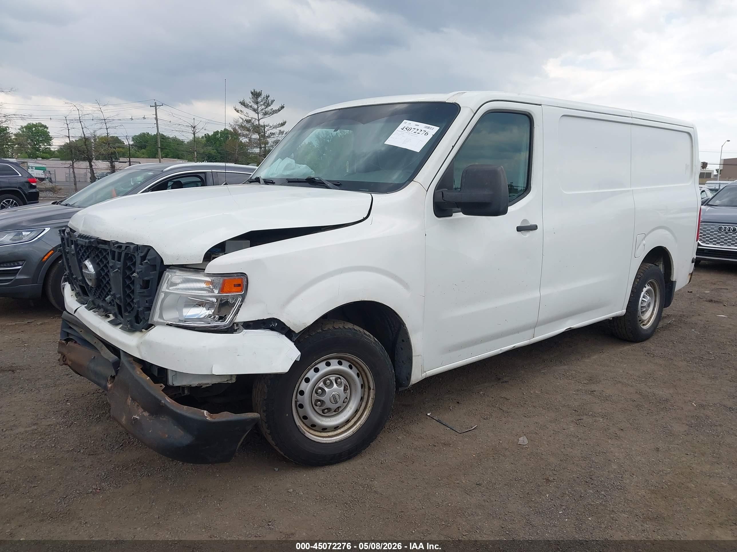 2014 Nissan Nv Cargo Nv1500 S V6 White vin: 1N6BF0KL0EN110486