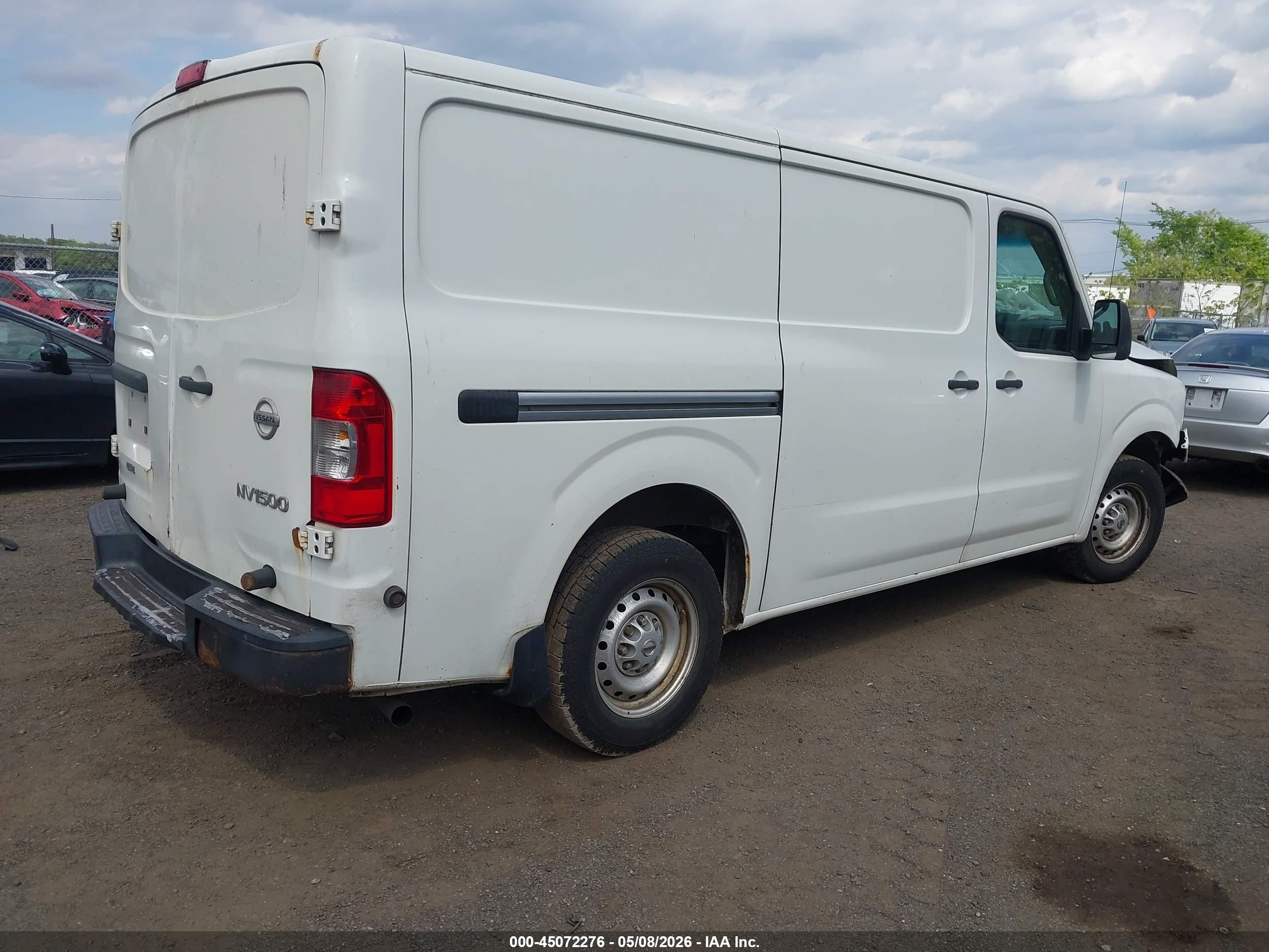 2014 Nissan Nv Cargo Nv1500 S V6 White vin: 1N6BF0KL0EN110486