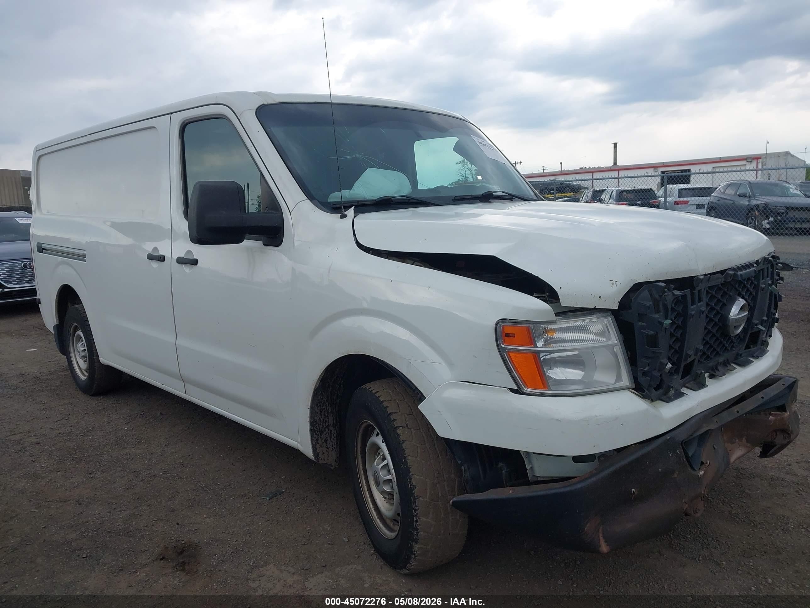 2014 Nissan Nv Cargo Nv1500 S V6 White vin: 1N6BF0KL0EN110486