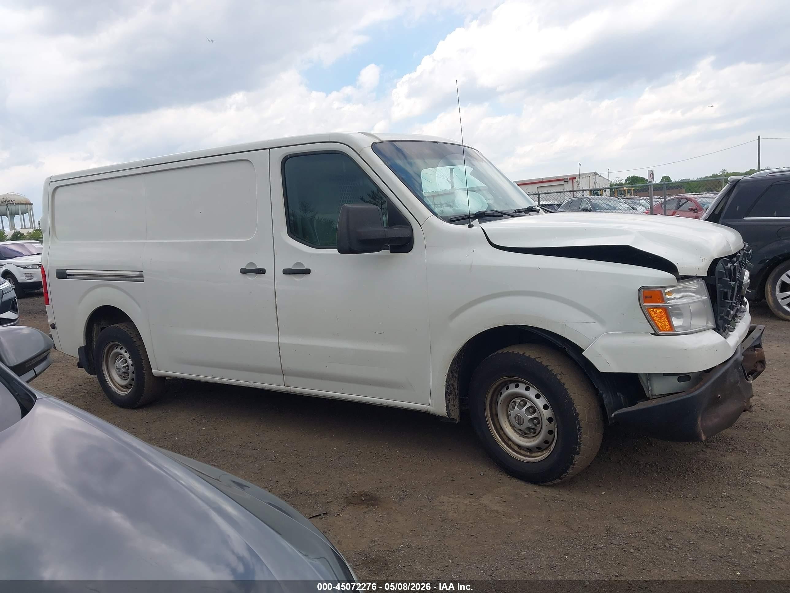 2014 Nissan Nv Cargo Nv1500 S V6 White vin: 1N6BF0KL0EN110486