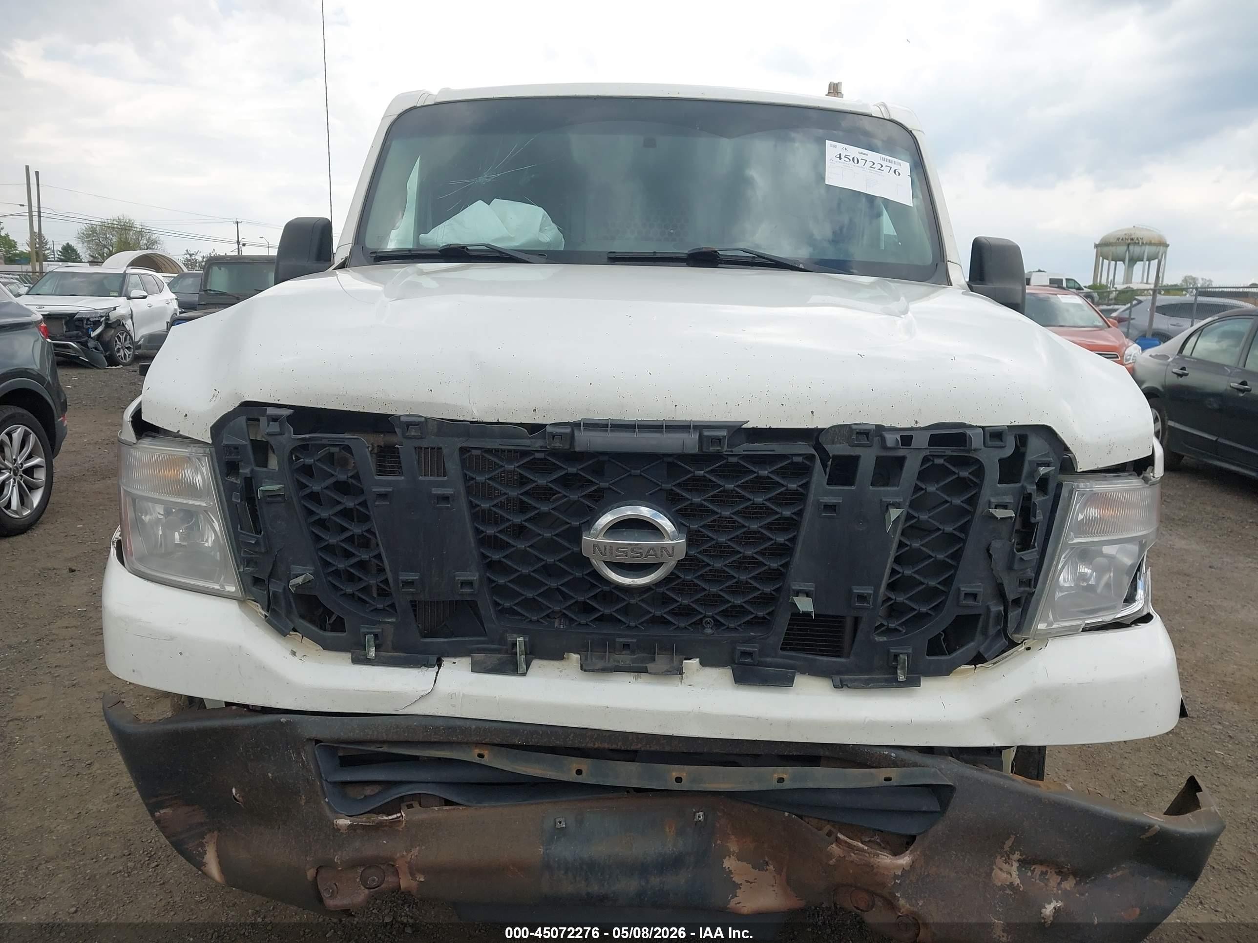 2014 Nissan Nv Cargo Nv1500 S V6 White vin: 1N6BF0KL0EN110486
