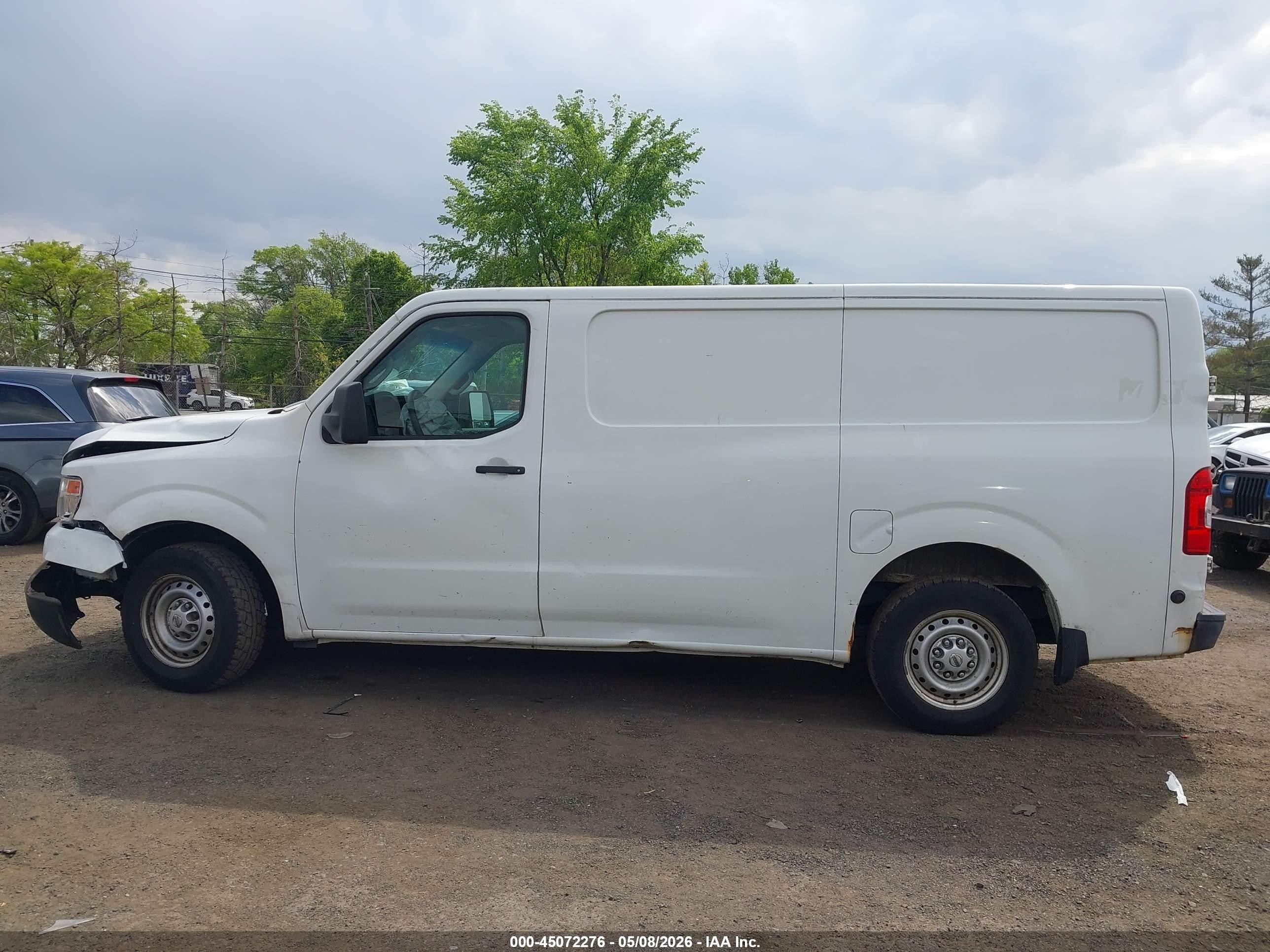 2014 Nissan Nv Cargo Nv1500 S V6 White vin: 1N6BF0KL0EN110486
