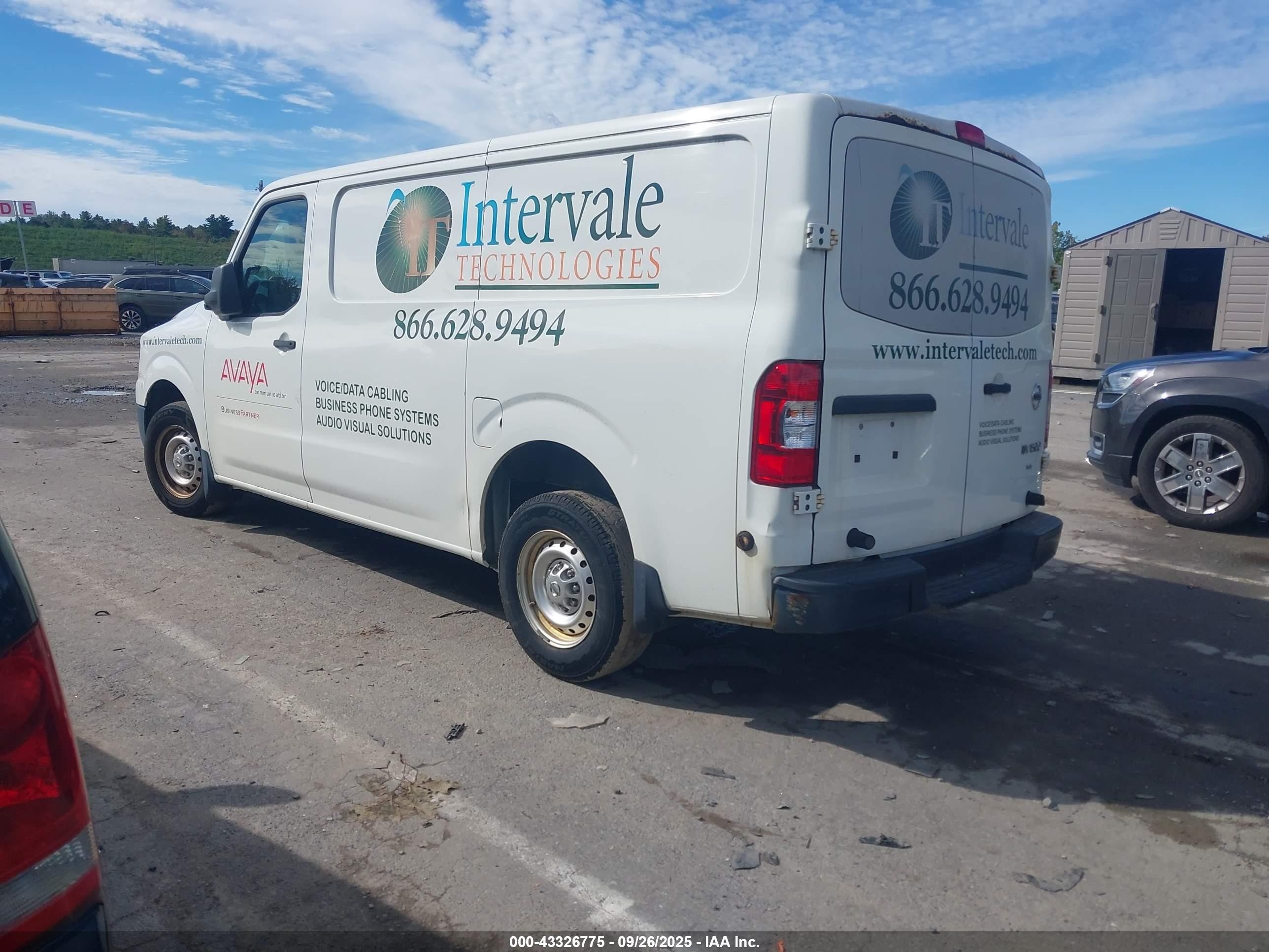 2015 Nissan Nv Cargo Nv1500 S V6 Silver vin: 1N6BF0KL0FN809179