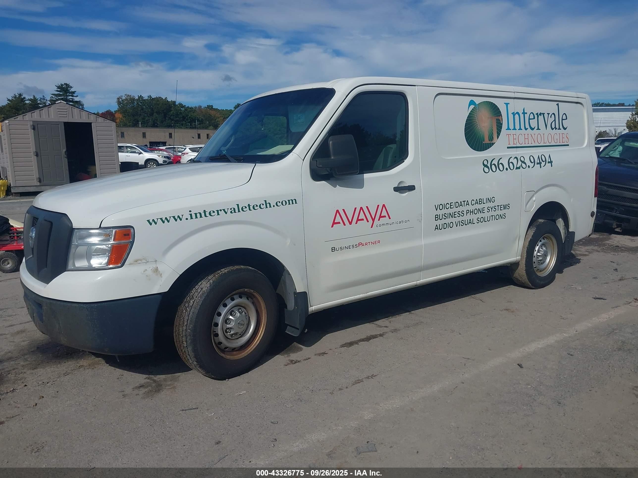 2015 Nissan Nv Cargo Nv1500 S V6 Silver vin: 1N6BF0KL0FN809179