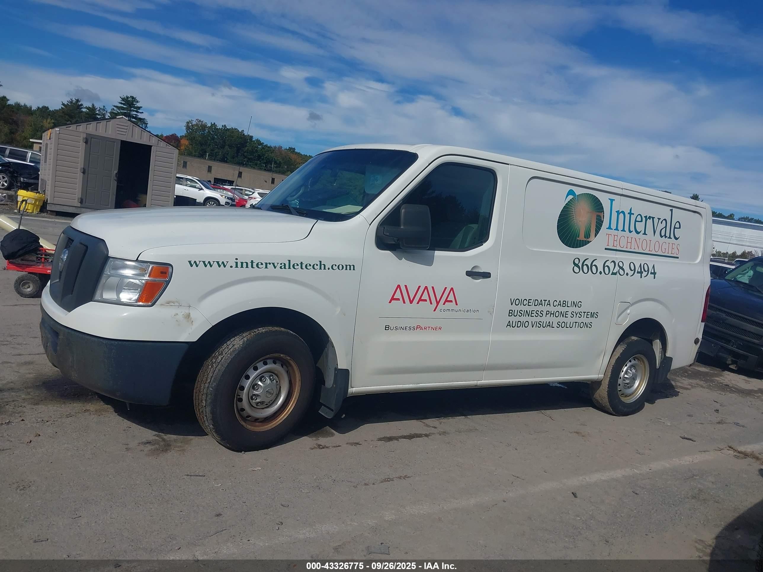 2015 Nissan Nv Cargo Nv1500 S V6 Silver vin: 1N6BF0KL0FN809179