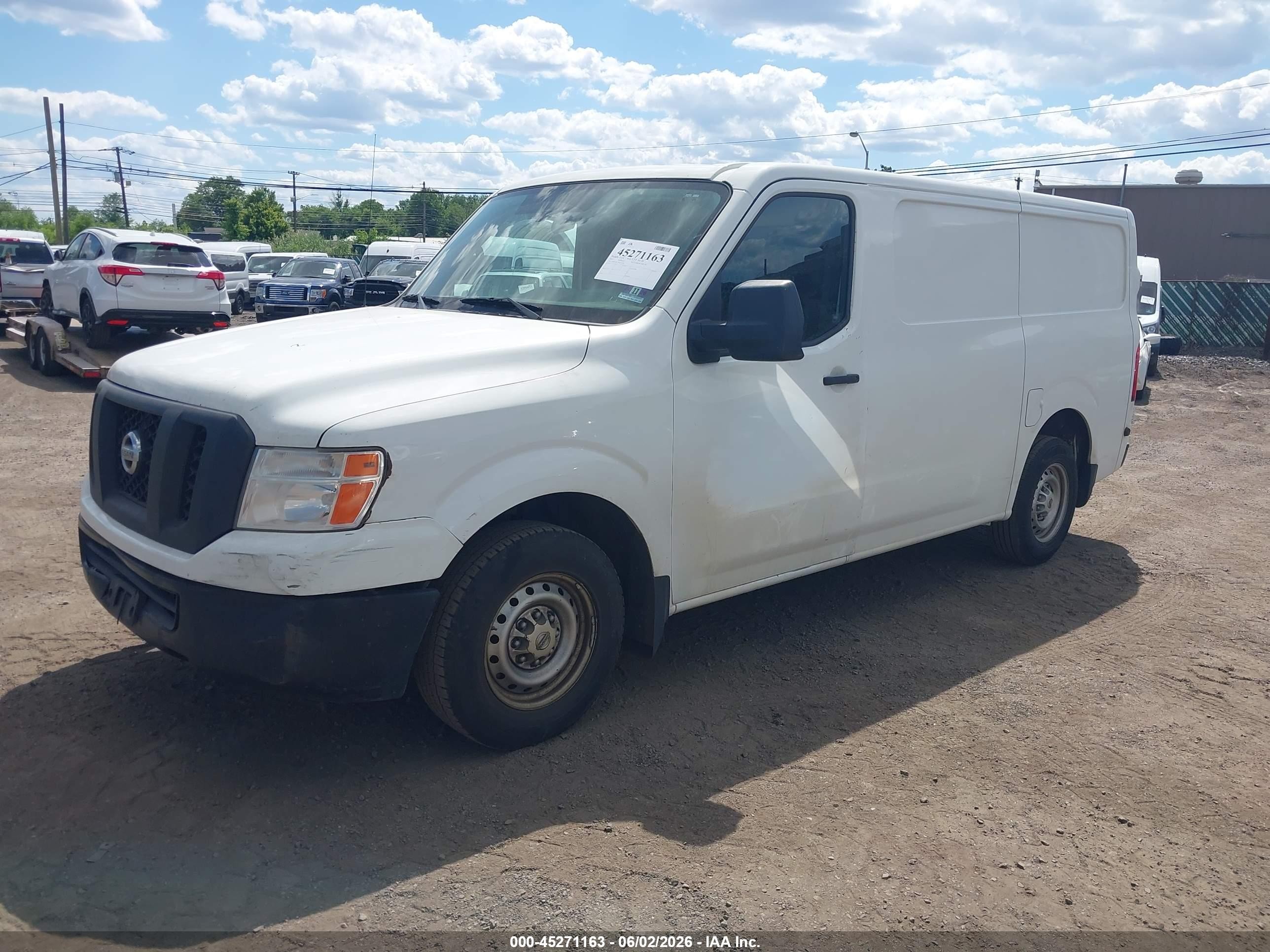 2013 Nissan Nv Cargo Nv1500 S V6 Белый vin: 1N6BF0KL2DN111296