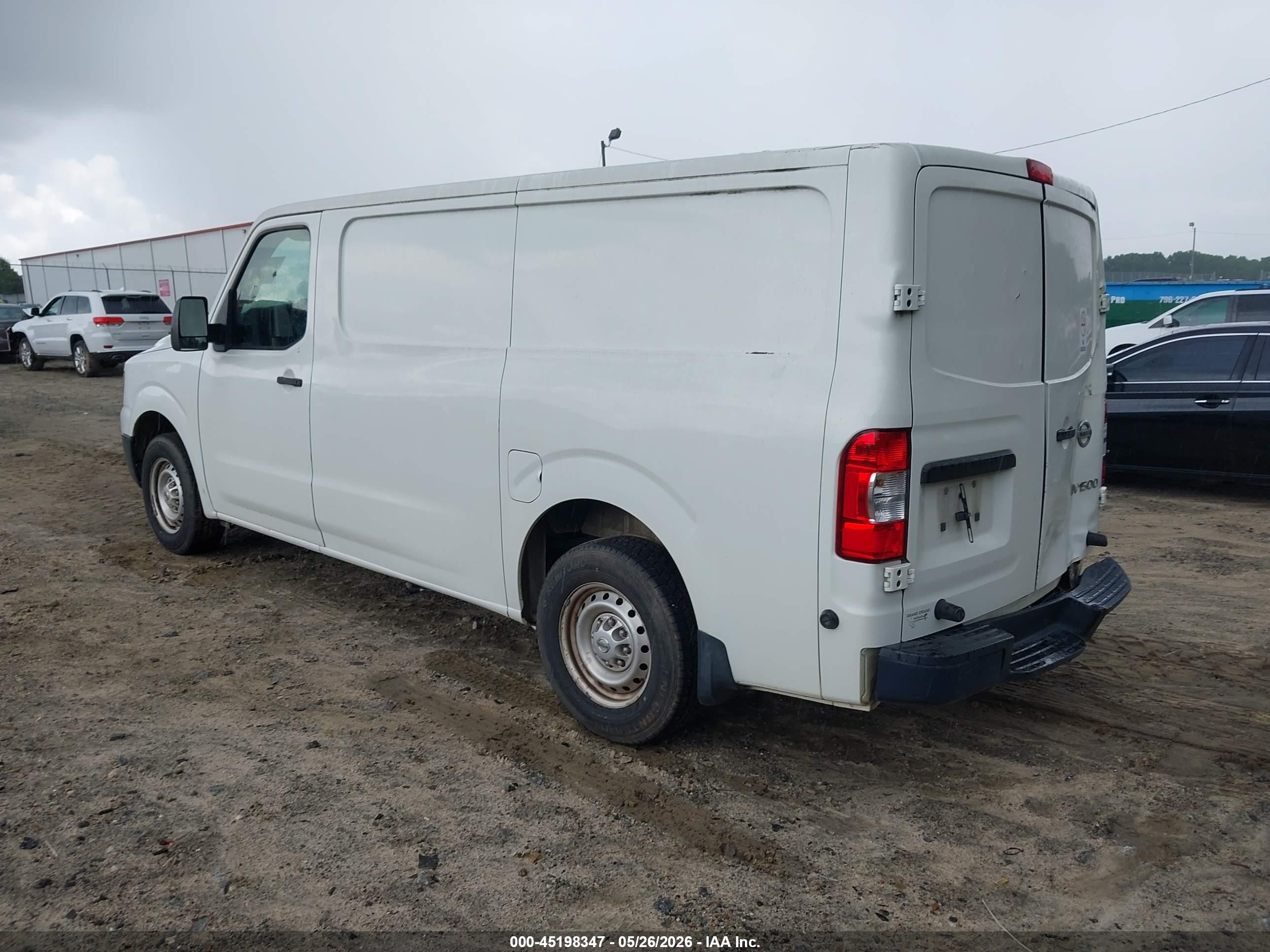 2013 Nissan Nv Cargo Nv1500 S V6 White vin: 1N6BF0KL6DN114413