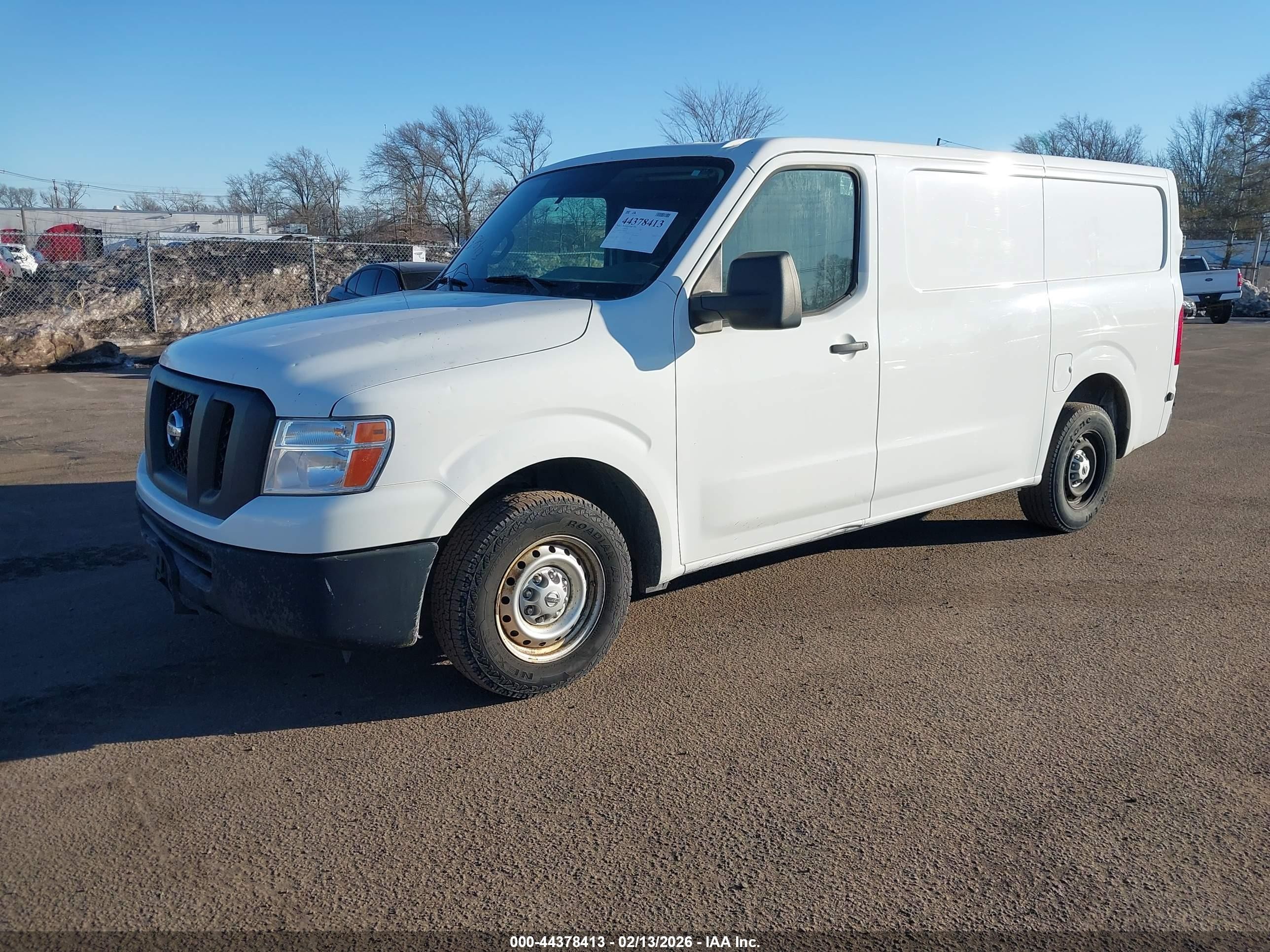 2014 Nissan Nv Cargo Nv1500 S V6/sv V6 Белый vin: 1N6BF0KL6EN100190
