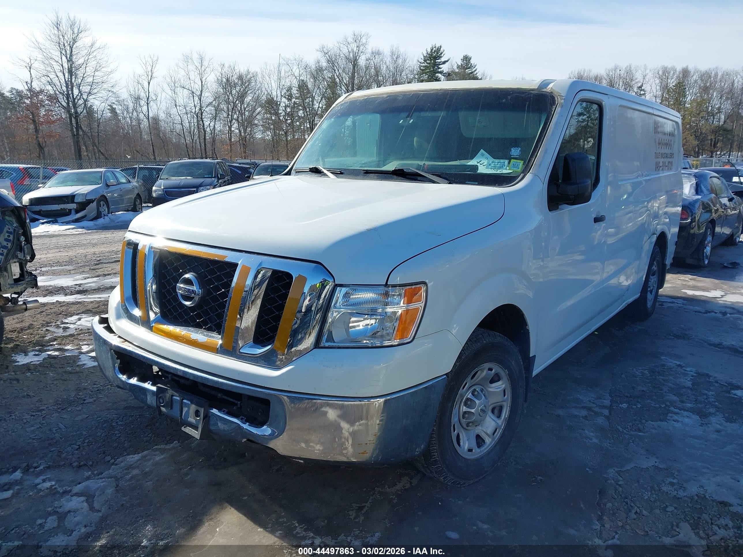 2013 Nissan Nv Cargo Nv1500 Sv V6 White vin: 1N6BF0KL8DN104899