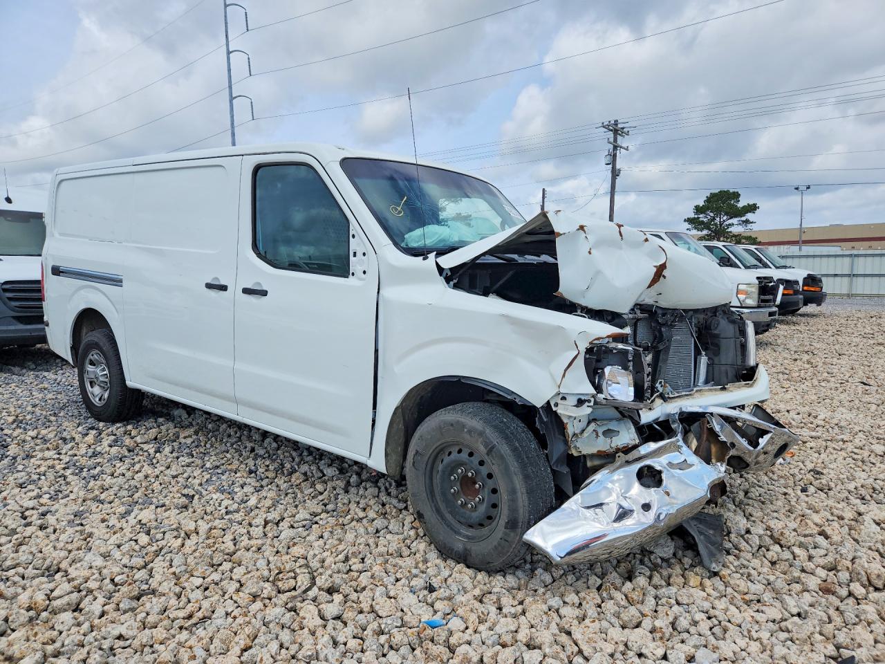 2015 Nissan Nv 1500 S Белый vin: 1N6BF0KL8FN800844