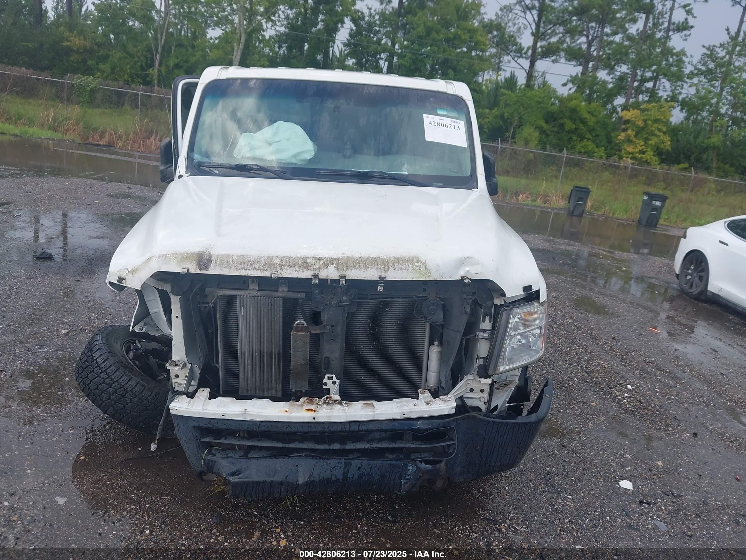 2013 Nissan Nv Cargo Nv1500 S V6 White vin: 1N6BF0KL9DN103728
