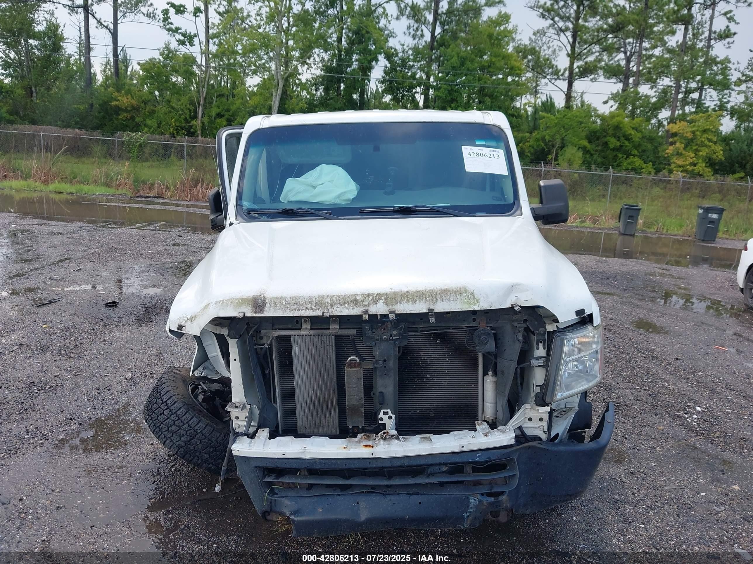 2013 Nissan Nv Cargo Nv1500 S V6 White vin: 1N6BF0KL9DN103728