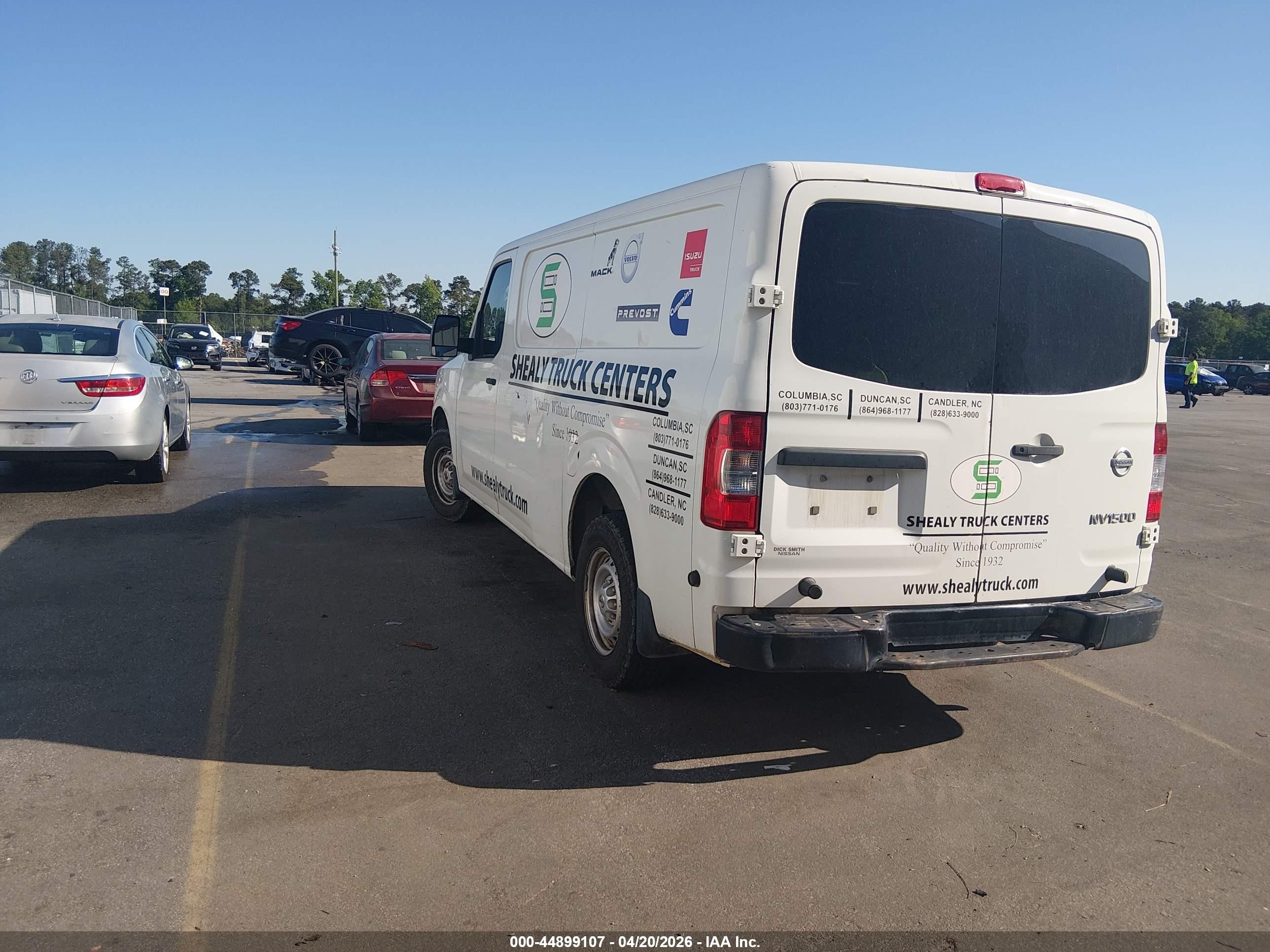 2014 Nissan Nv Cargo Nv1500 S V6 Белый vin: 1N6BF0KL9EN108624