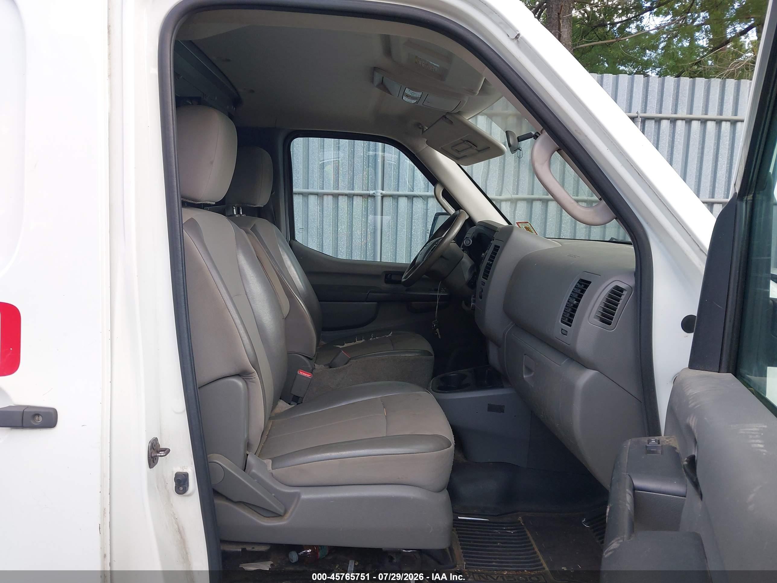 2014 Nissan Nv Cargo Nv1500 S V6 White vin: 1N6BF0KLXEN103447