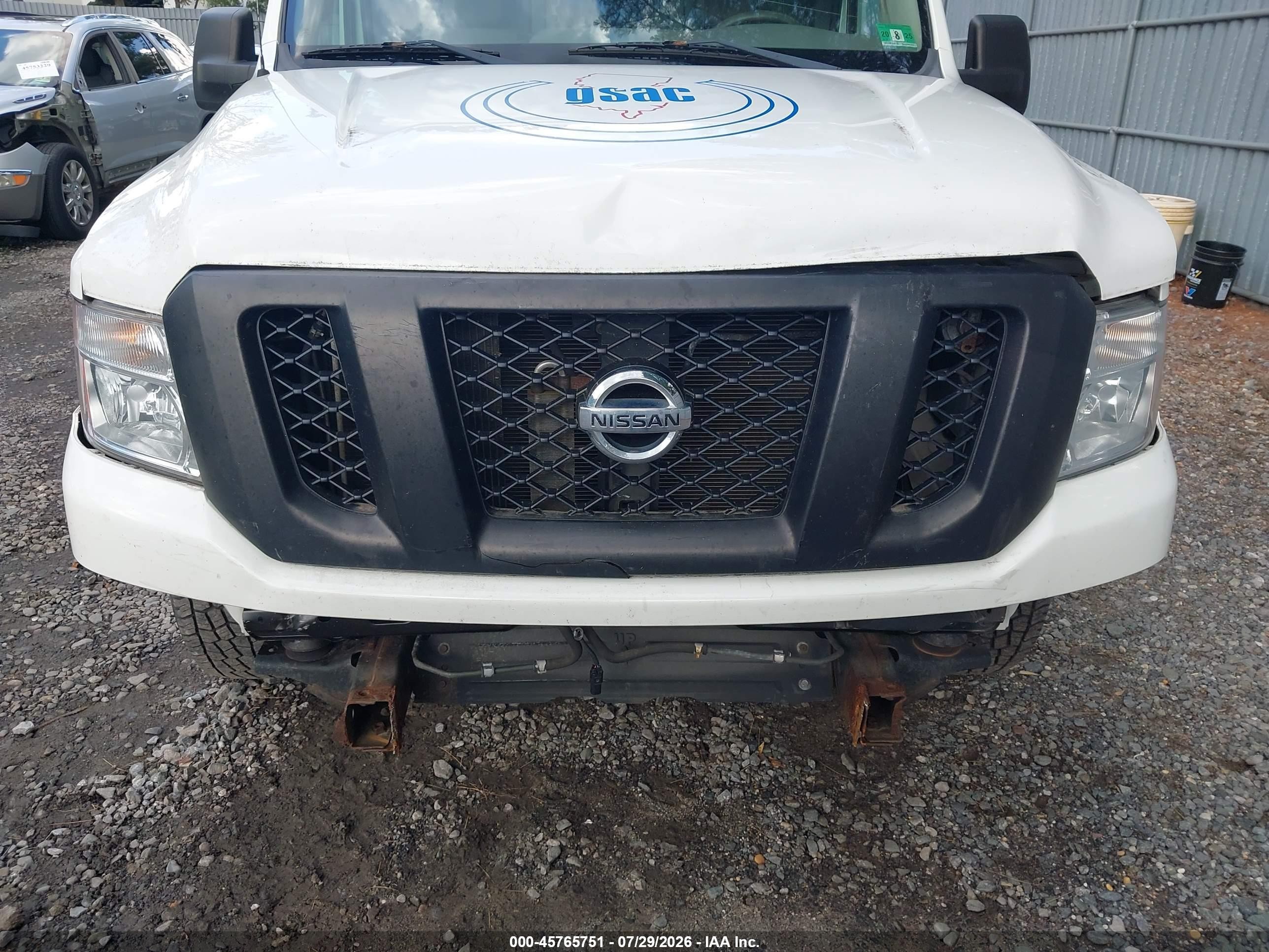 2014 Nissan Nv Cargo Nv1500 S V6 White vin: 1N6BF0KLXEN103447