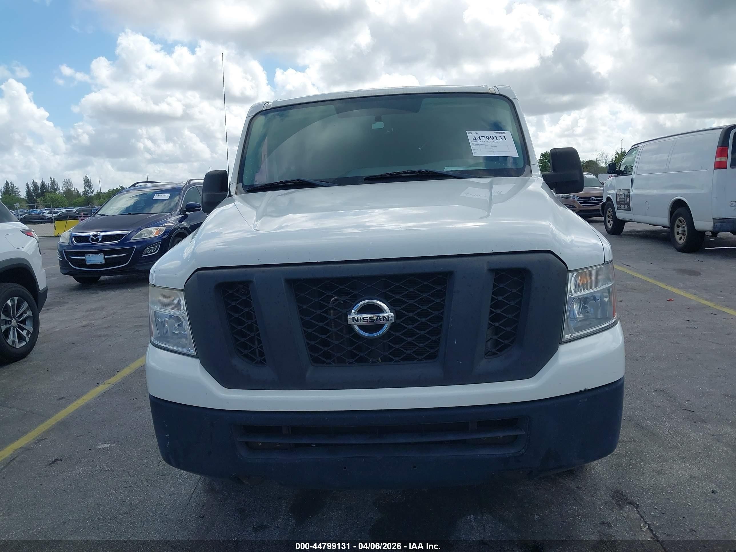 2015 Nissan Nv Cargo Nv1500 S V6 White vin: 1N6BF0KLXFN801414
