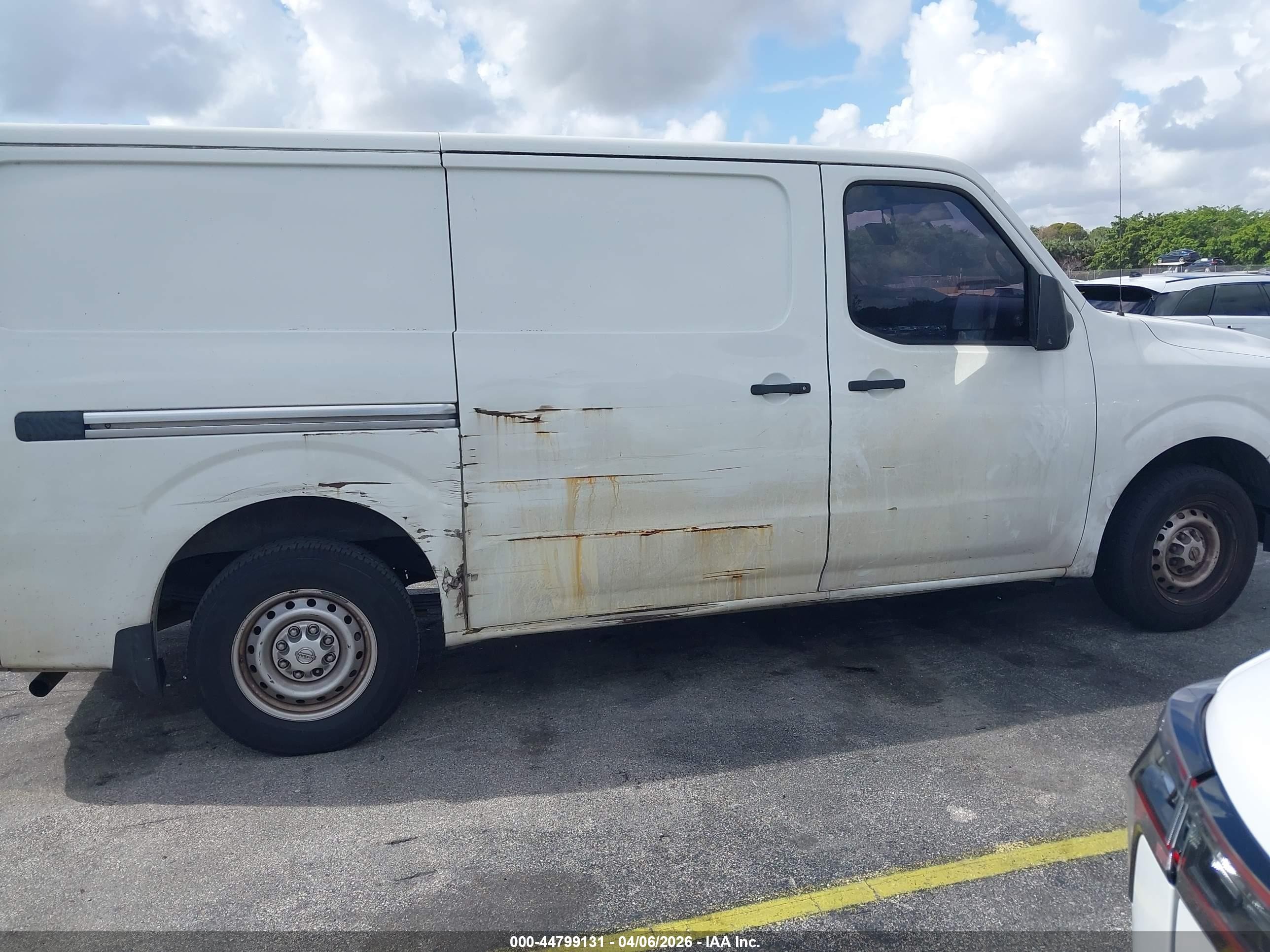 2015 Nissan Nv Cargo Nv1500 S V6 White vin: 1N6BF0KLXFN801414