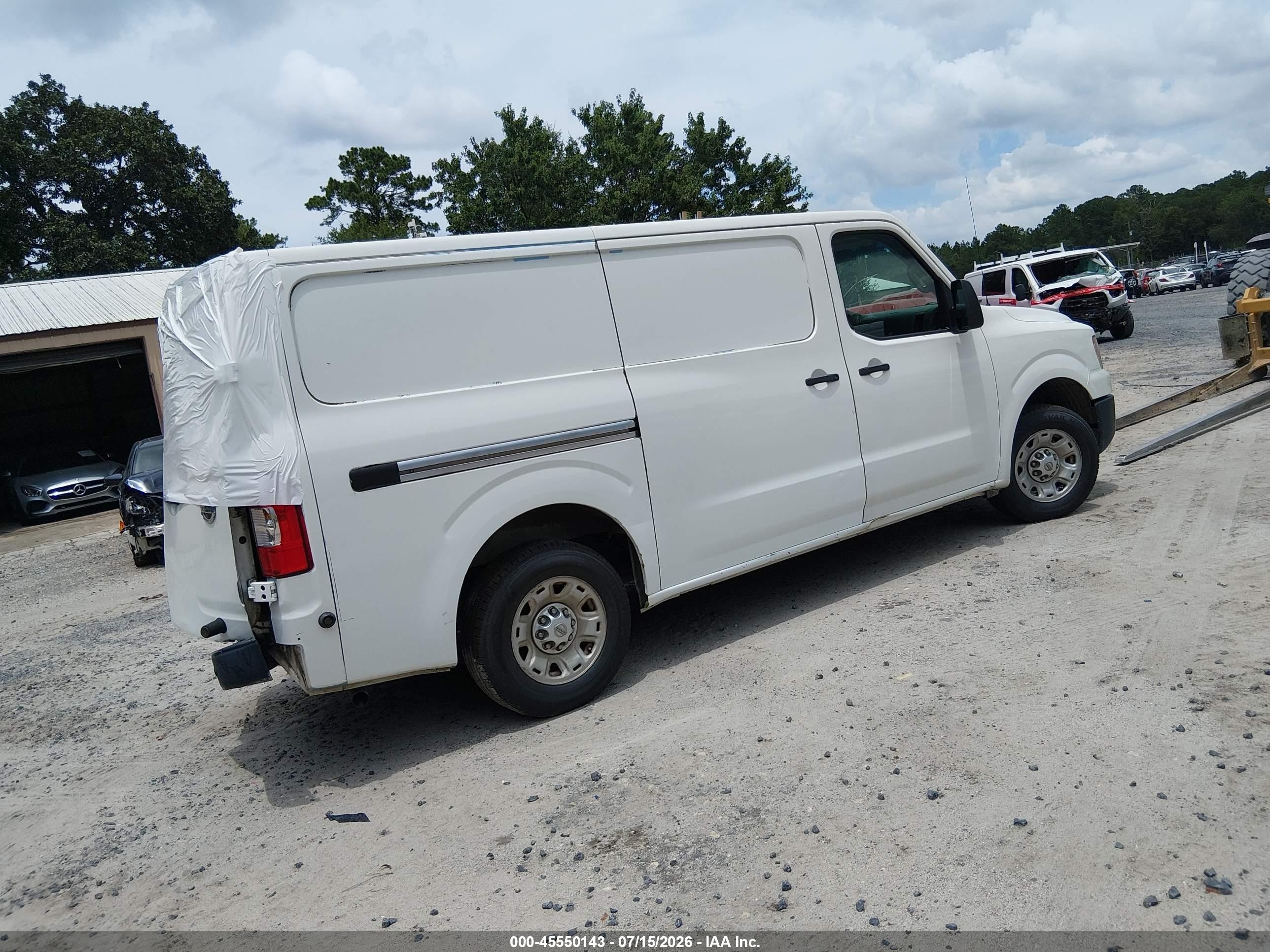 2015 Nissan Nv Cargo Nv1500 Sv V6 White vin: 1N6BF0KM1FN806865