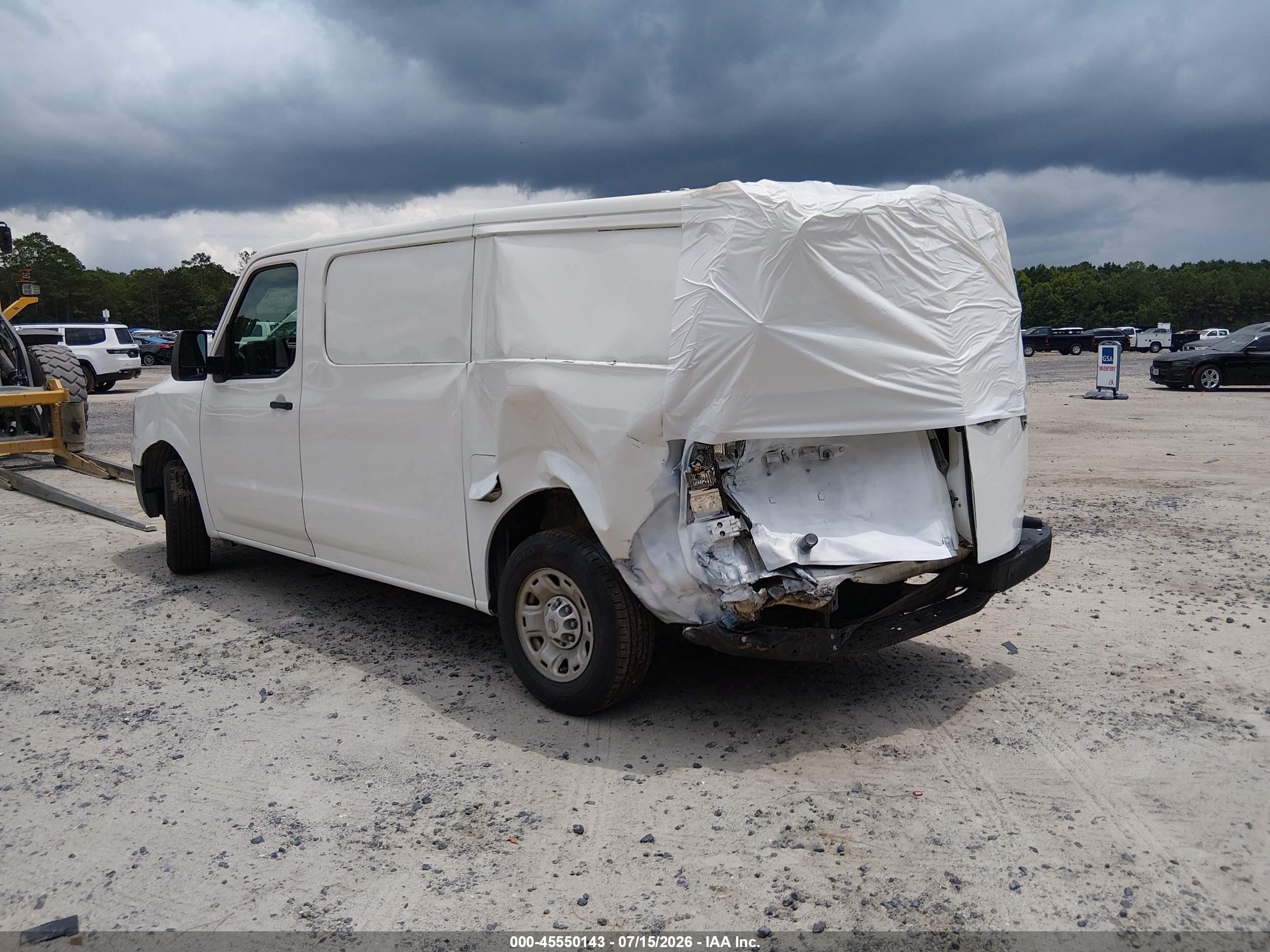 2015 Nissan Nv Cargo Nv1500 Sv V6 White vin: 1N6BF0KM1FN806865