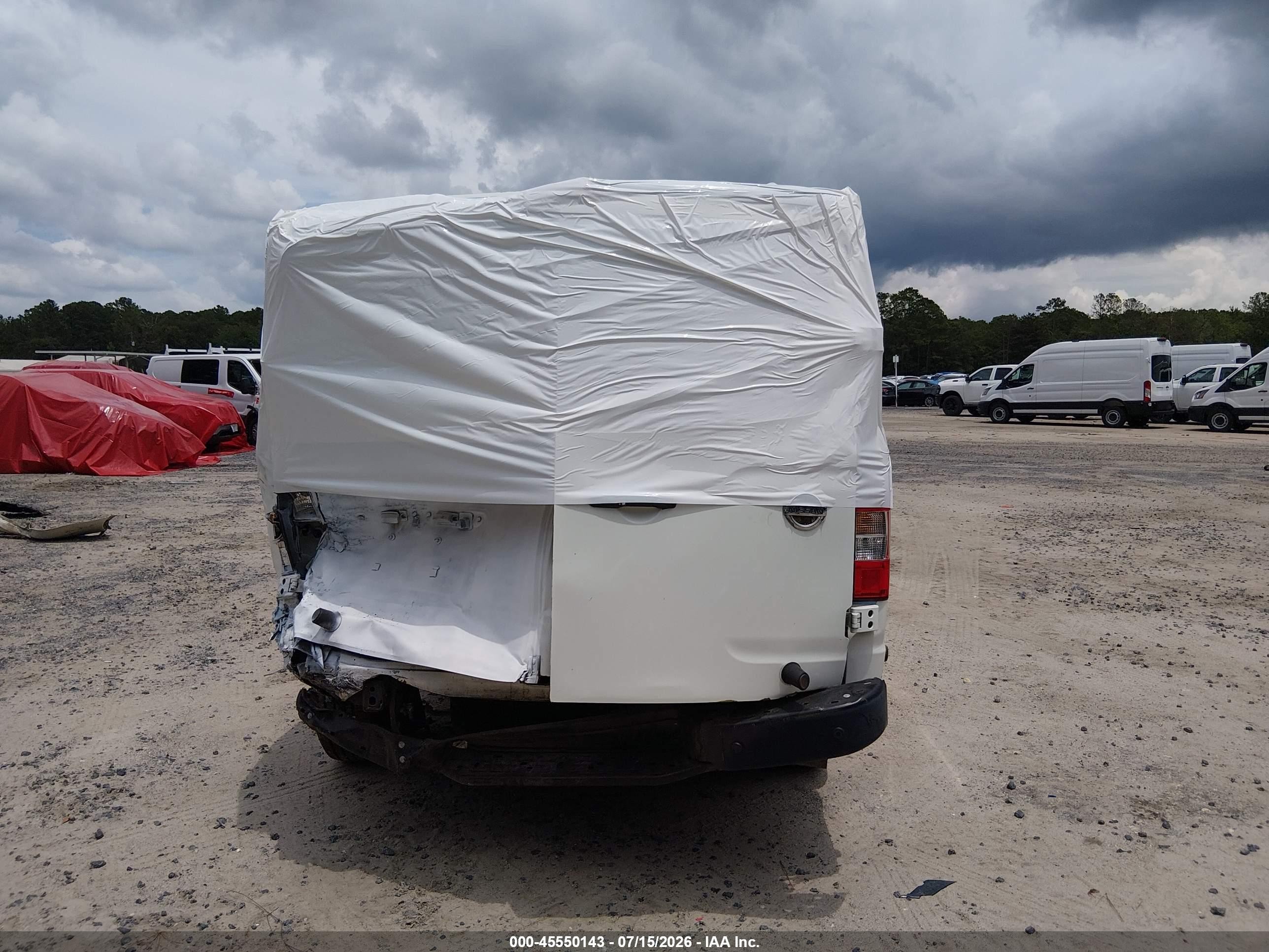 2015 Nissan Nv Cargo Nv1500 Sv V6 White vin: 1N6BF0KM1FN806865